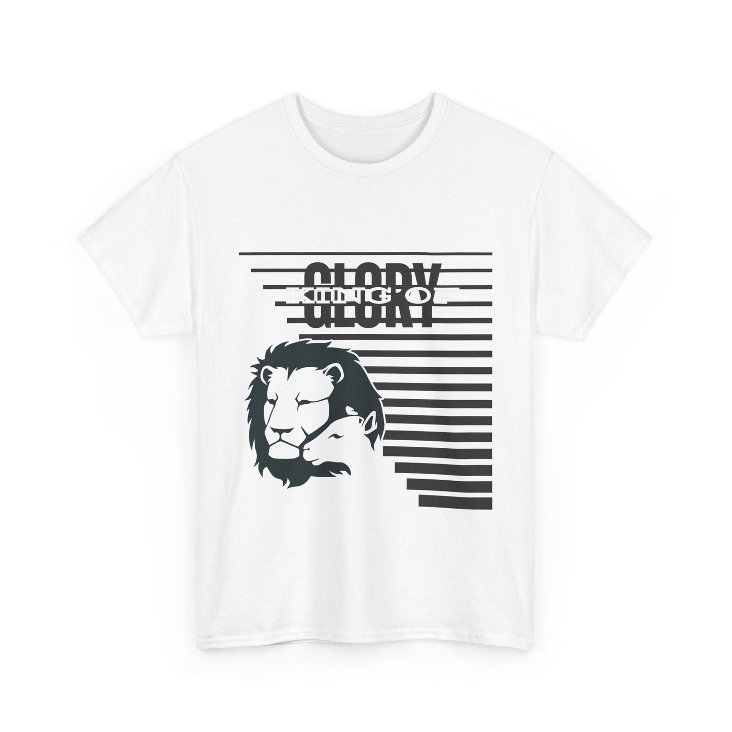 Lion & Lamb, Love & Life  Unisex Heavy Cotton Tee