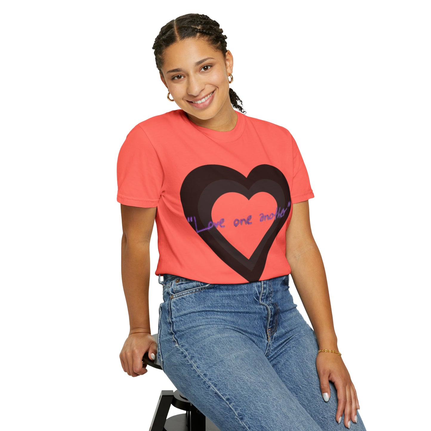 Love One Another Unisex Garment-Dyed T-shirt