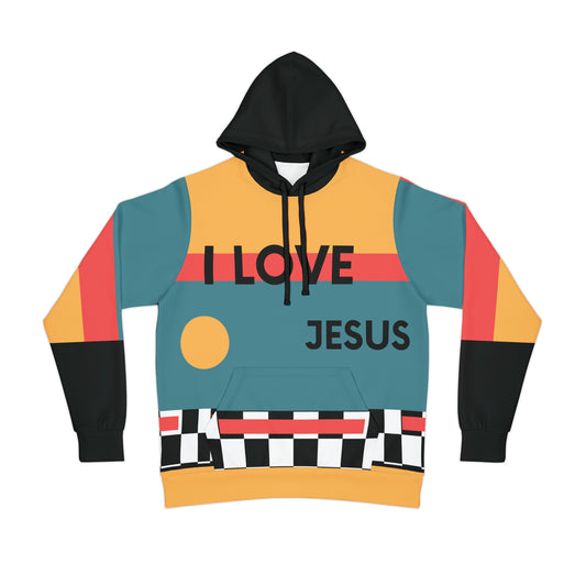 I Love Jesus Athletic Hoodie