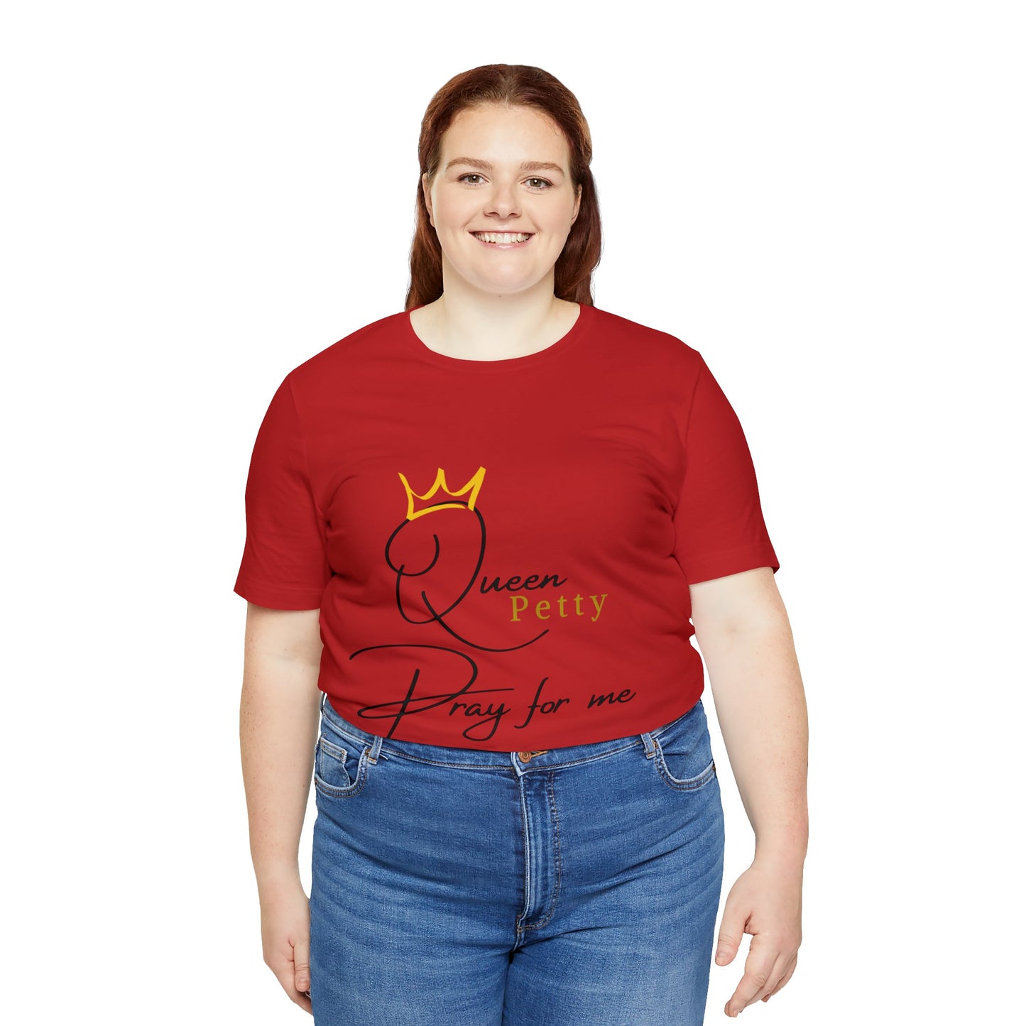 Pray for Queen Petty Unisex Jersey Short Sleeve Tee