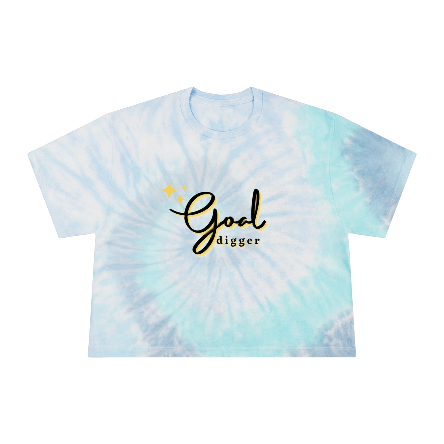 Goal Digger Women's Tie-Dye Crop Tee