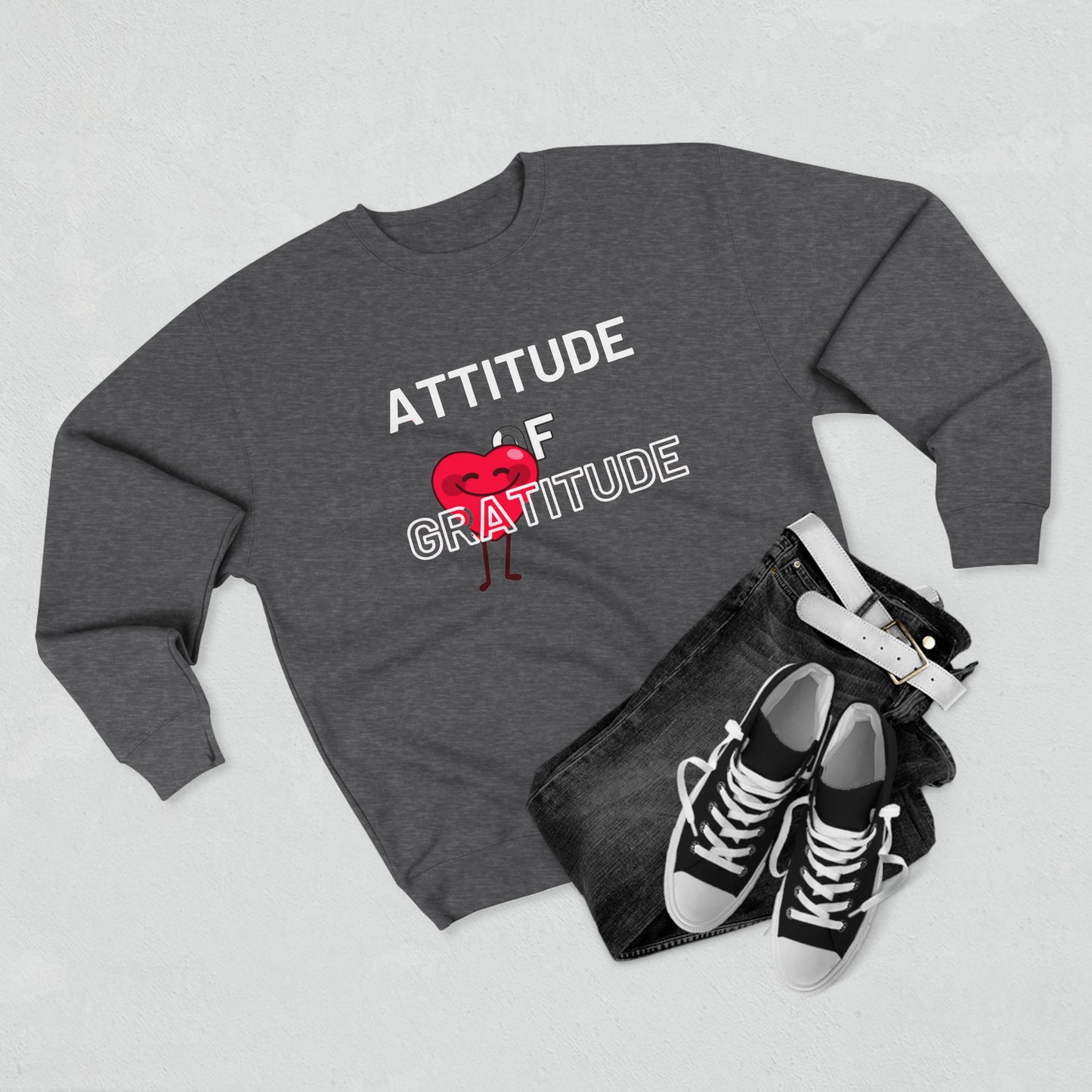 Attitude of Gratitude Unisex Crewneck Sweatshirt