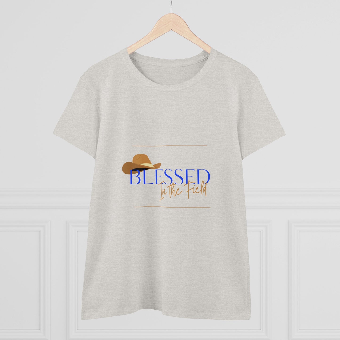 Blessed in The Field Women's Midweight Cotton Tee