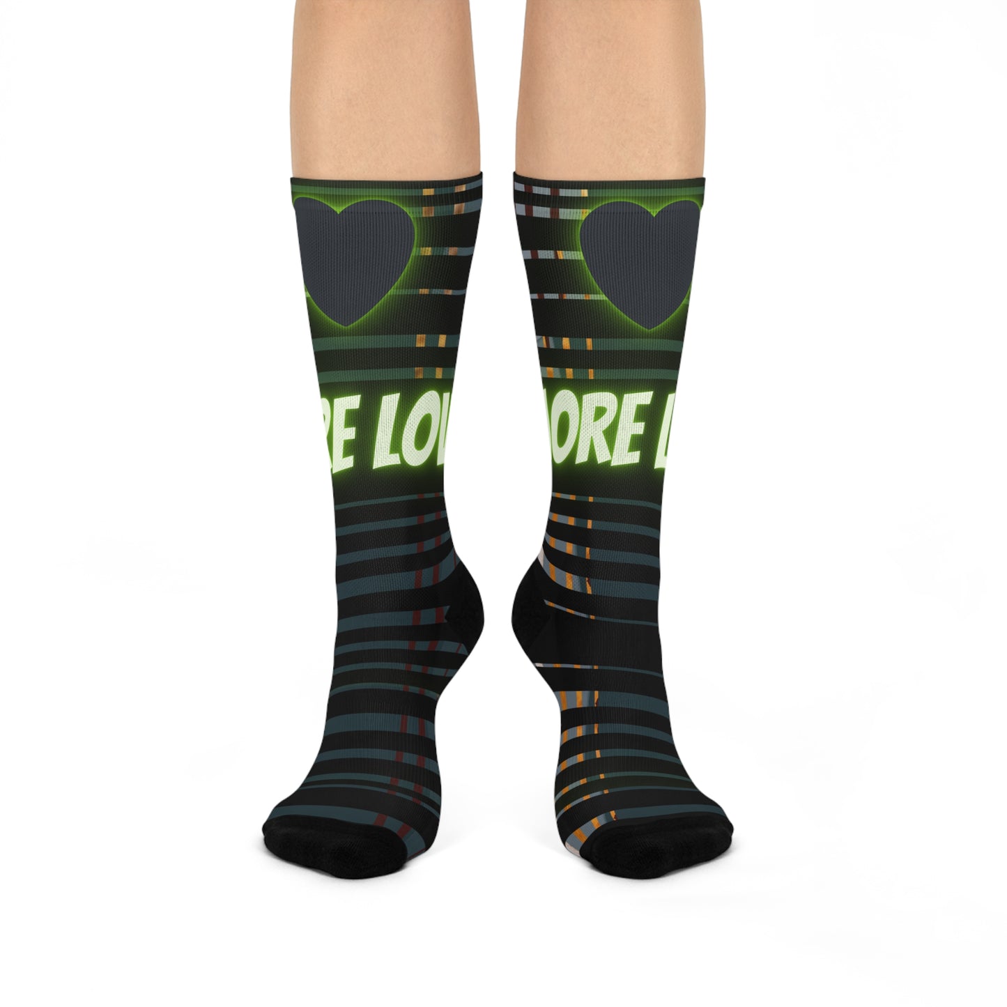 More Love Cushioned Crew Socks