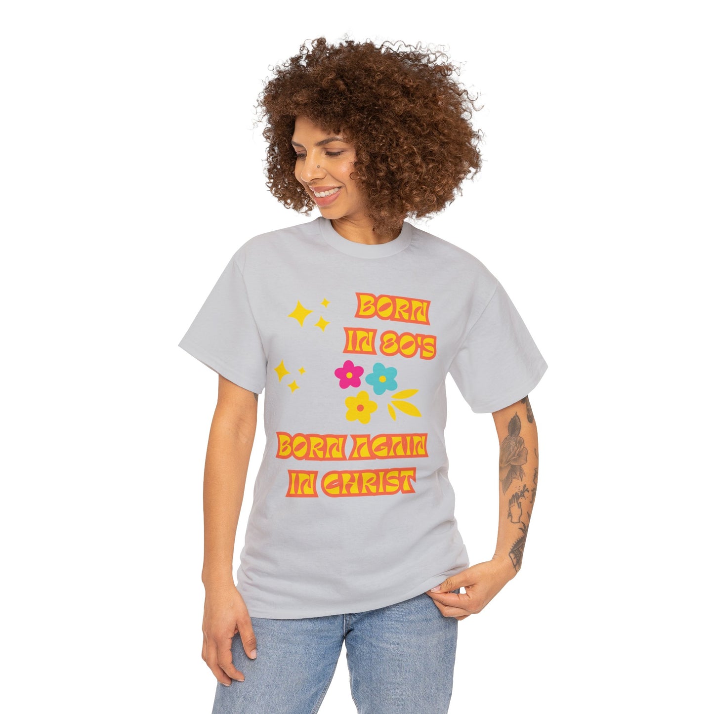 Born Again Unisex Heavy Cotton Tee