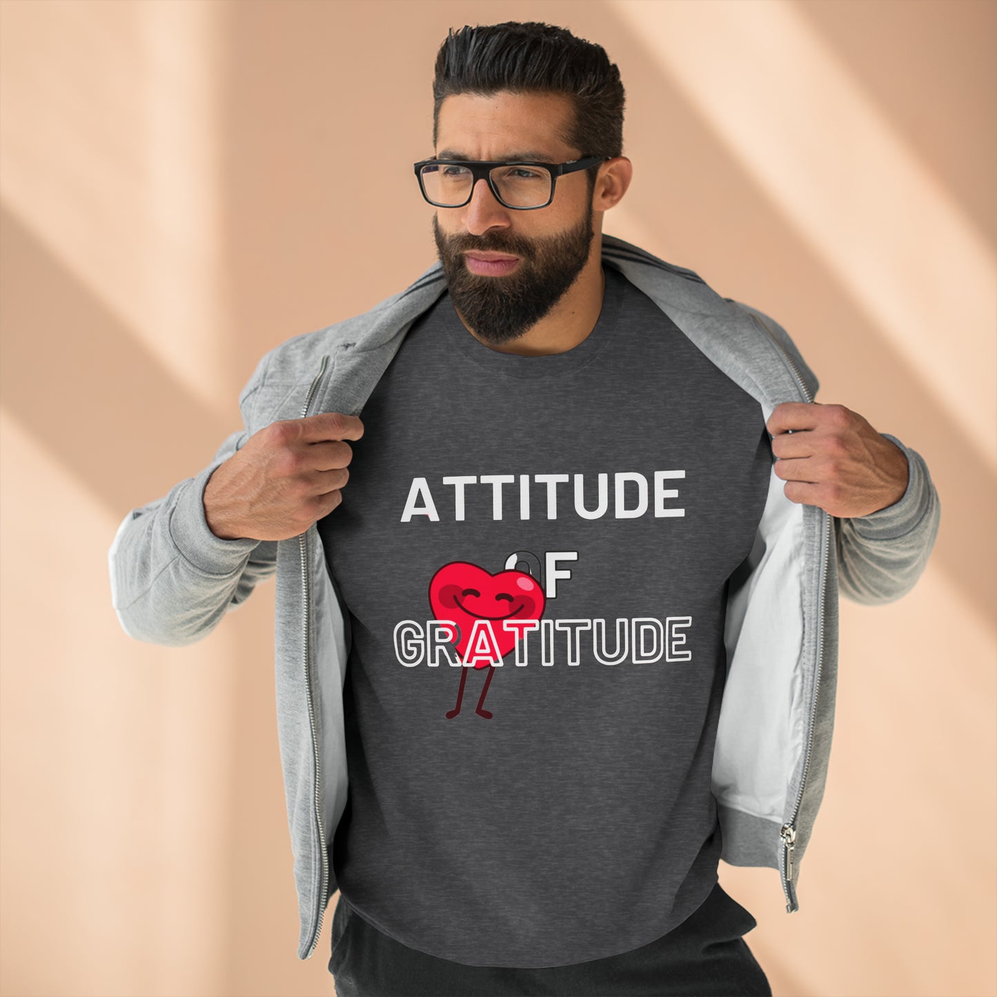 Attitude of Gratitude Unisex Crewneck Sweatshirt