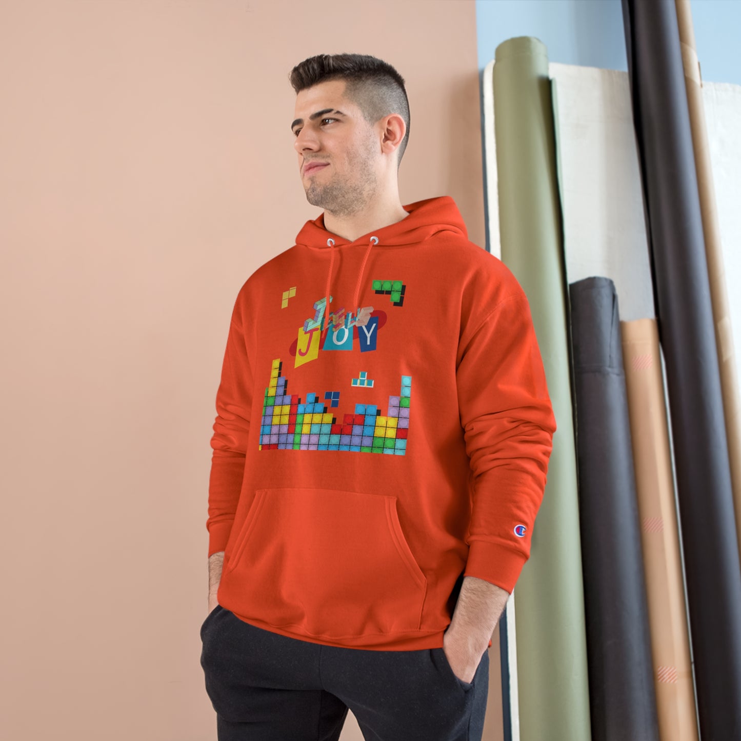 Blocks of Joy Champion Hoodie