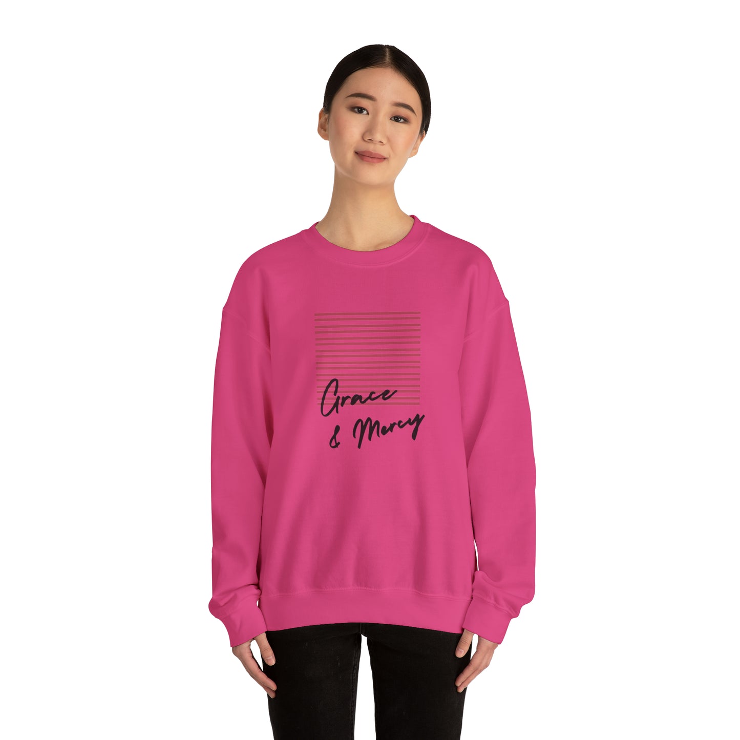 Grace & Mercy Unisex Heavy Blend™ Crewneck Sweatshirt