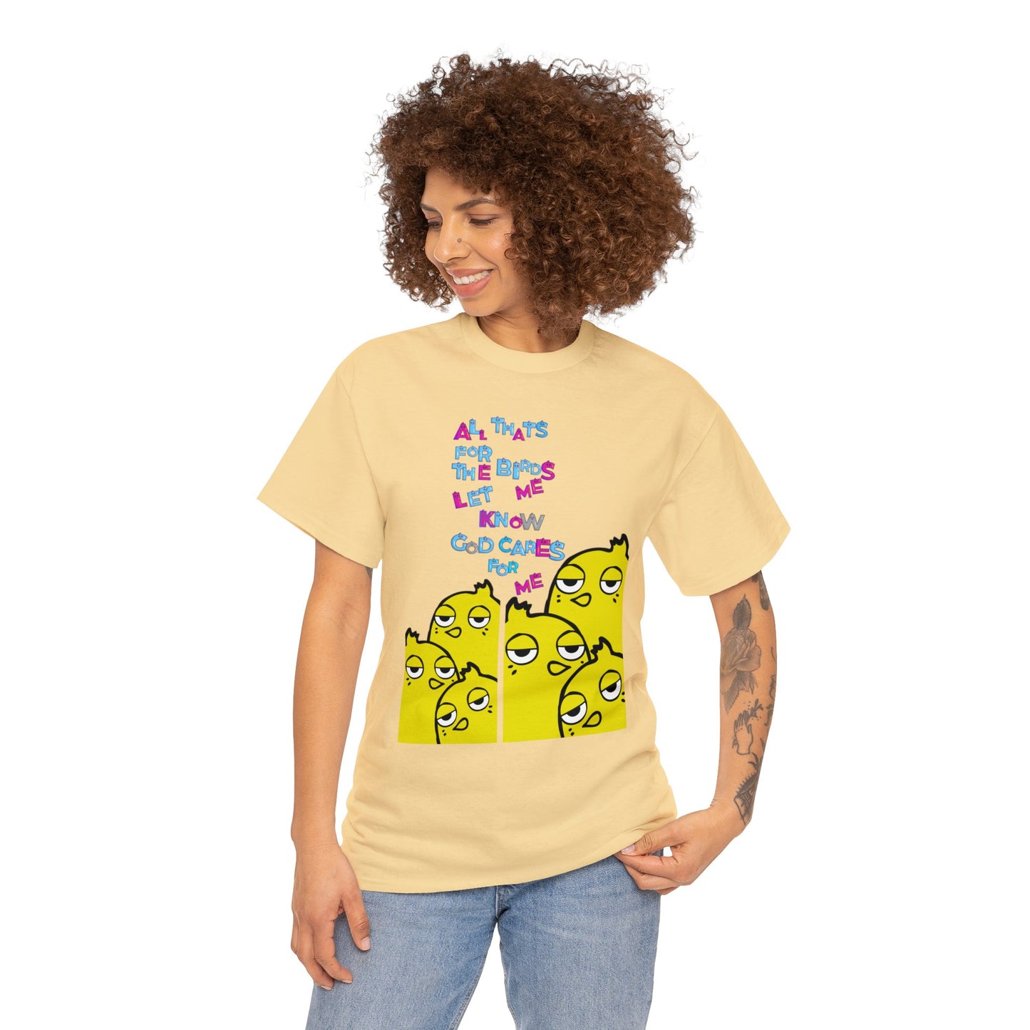 For The Birds Unisex Heavy Cotton Tee