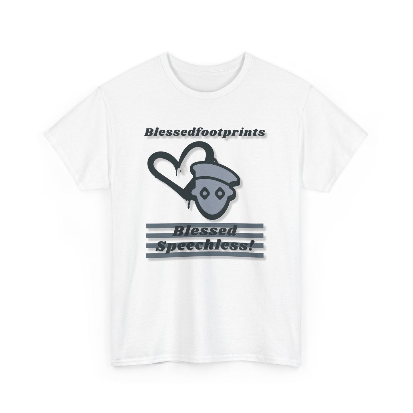 Blessedfootprints Collection Speechless Unisex Heavy Cotton Tee