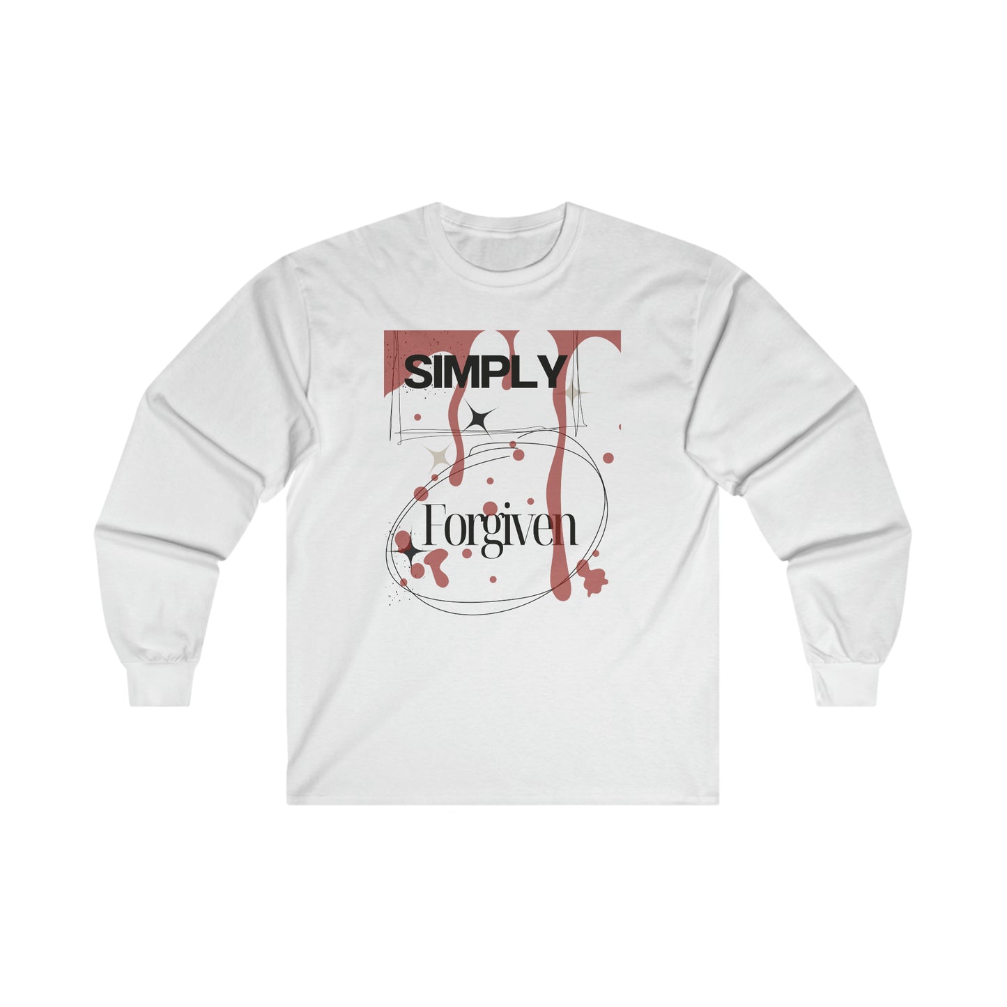 Simply Forgiven Ultra Cotton Long Sleeve Tee