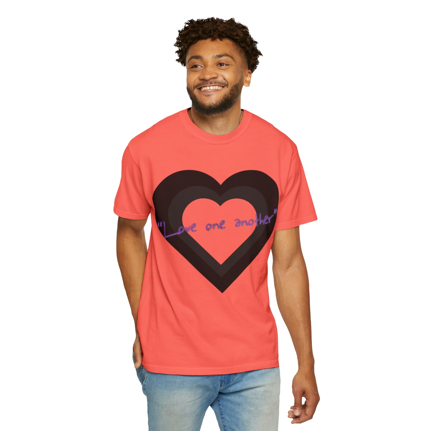 Love One Another Unisex Garment-Dyed T-shirt