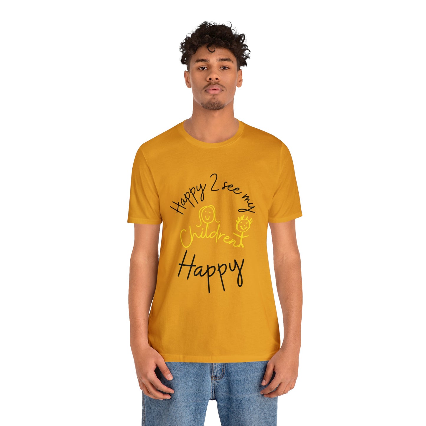 Happy Unisex Jersey Short Sleeve Tee