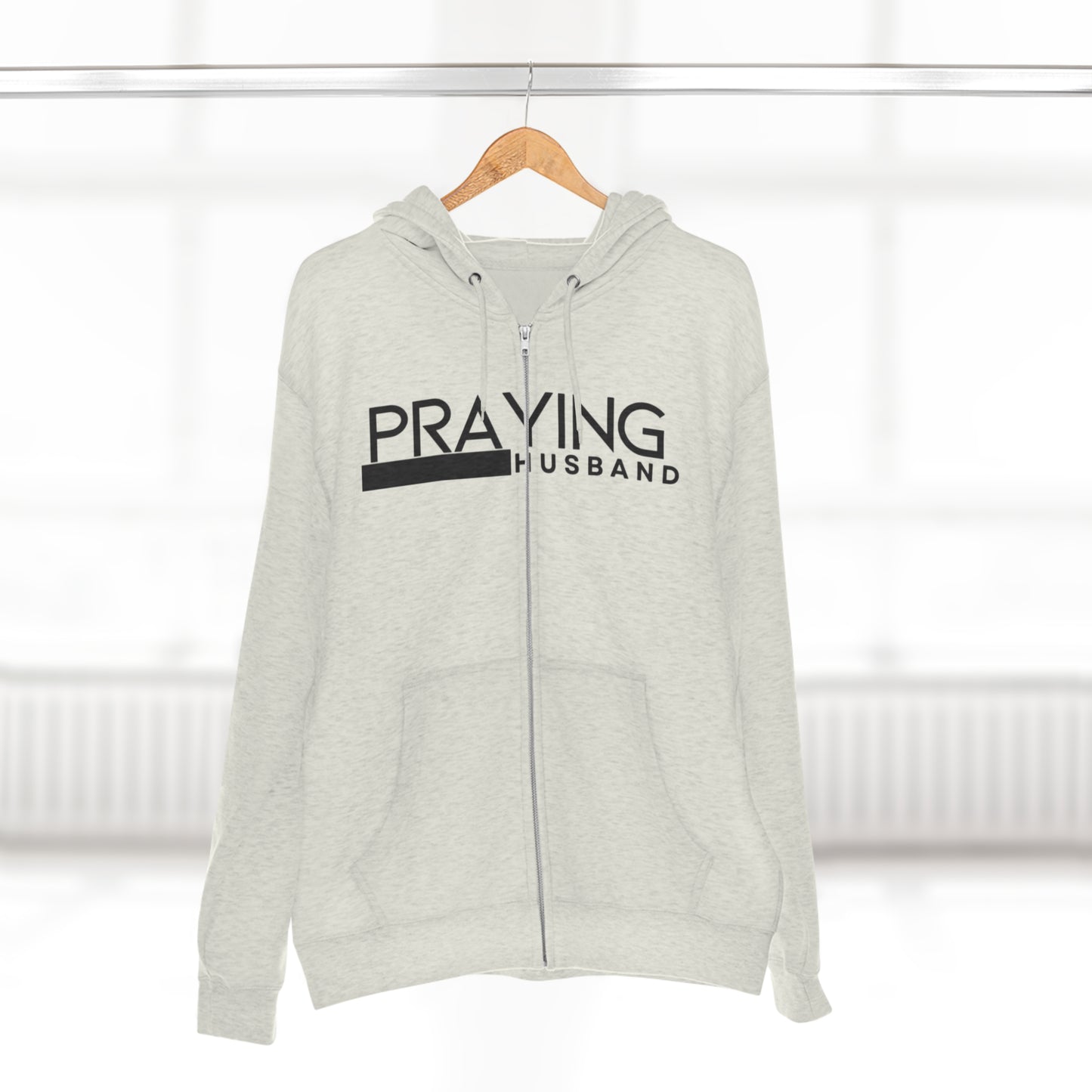 Praying Husband Men's Zip Hoodie