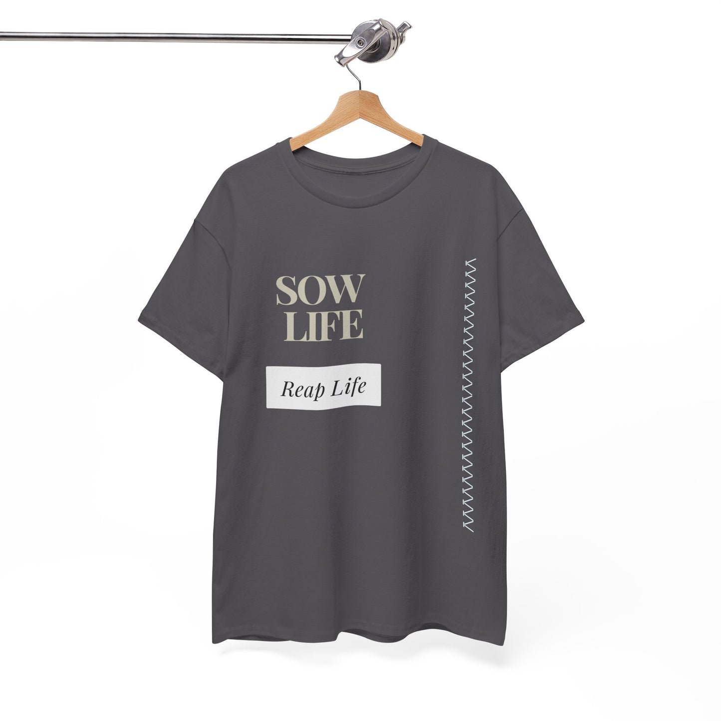 Unisex Heavy Cotton Tee "Sow Life Reap Life"