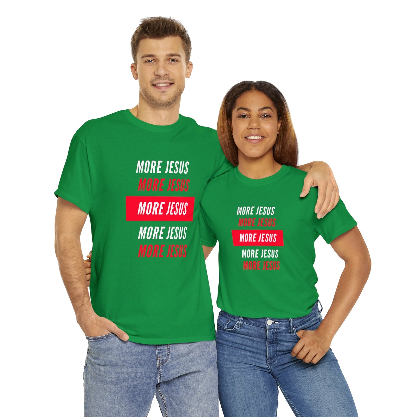 More Jesus Unisex Heavy Cotton Tee