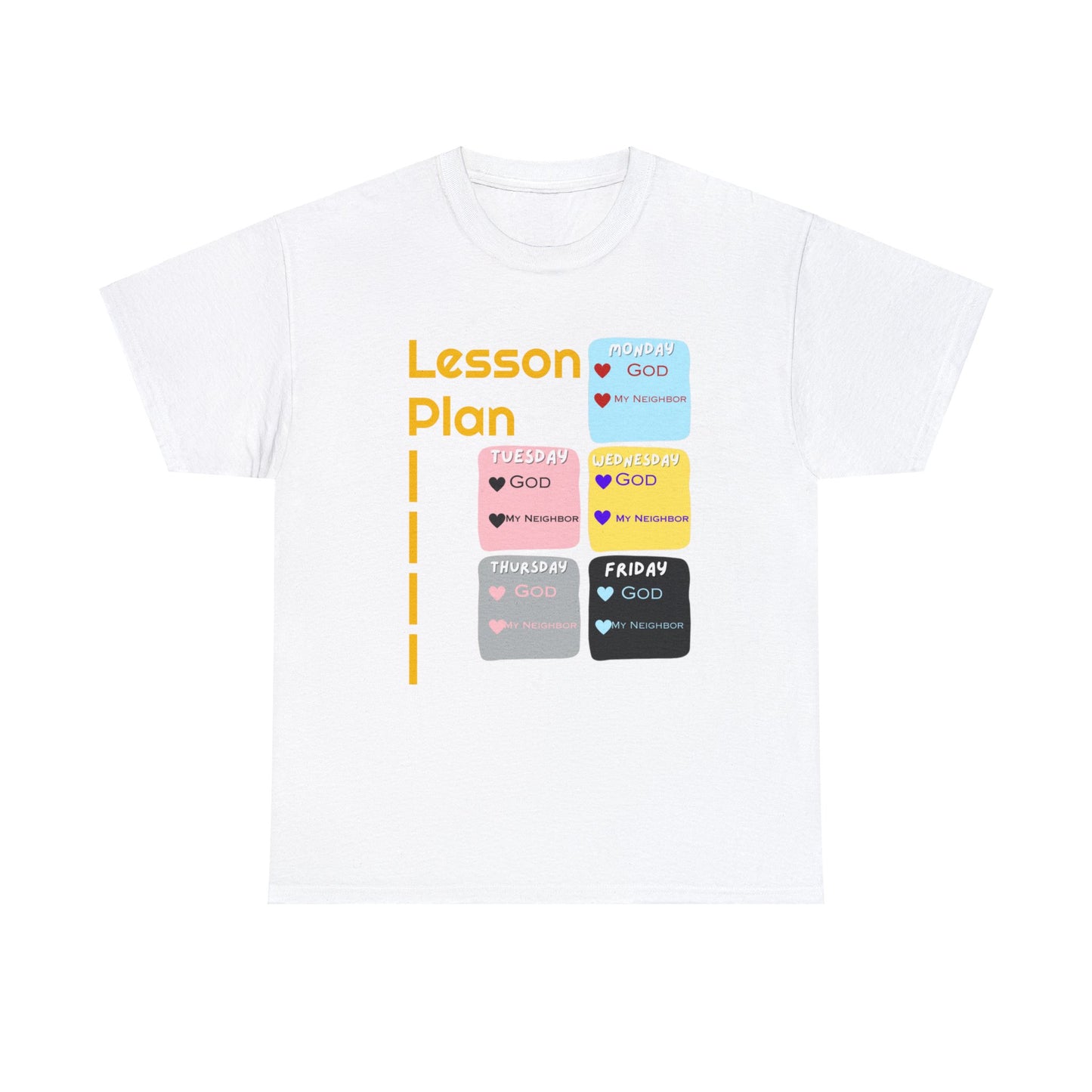 Lesson Plan Unisex Heavy Cotton Tee