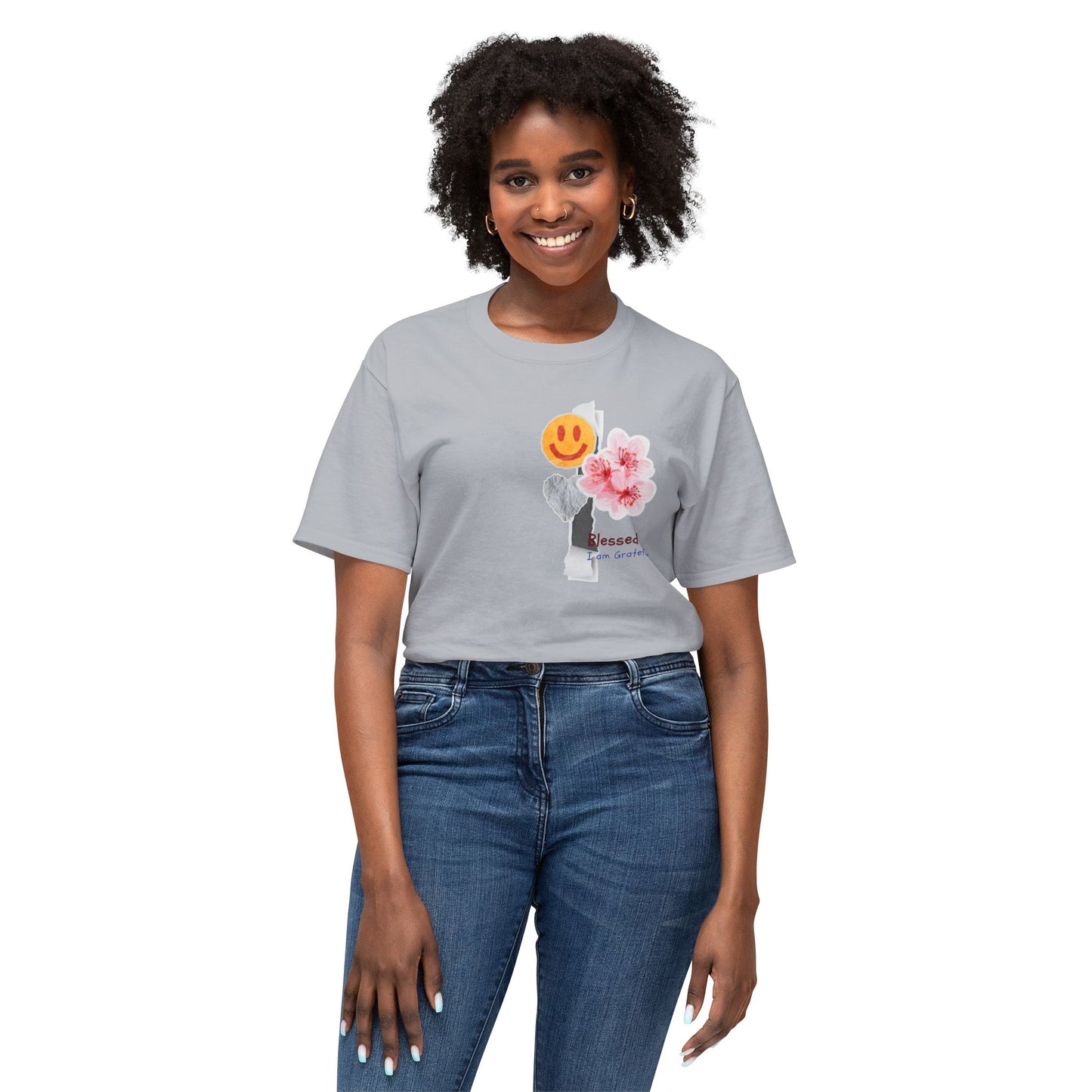 I'm Blessed & Grateful Unisex HD Cotton™ T-Shirt | Positive Vibes Tee