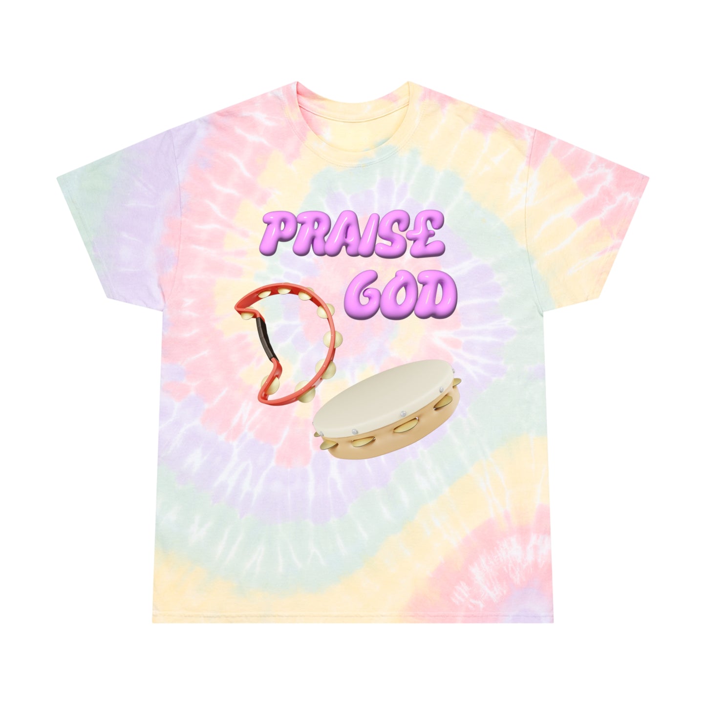 Praise God Tie-Dye Tee, Spiral