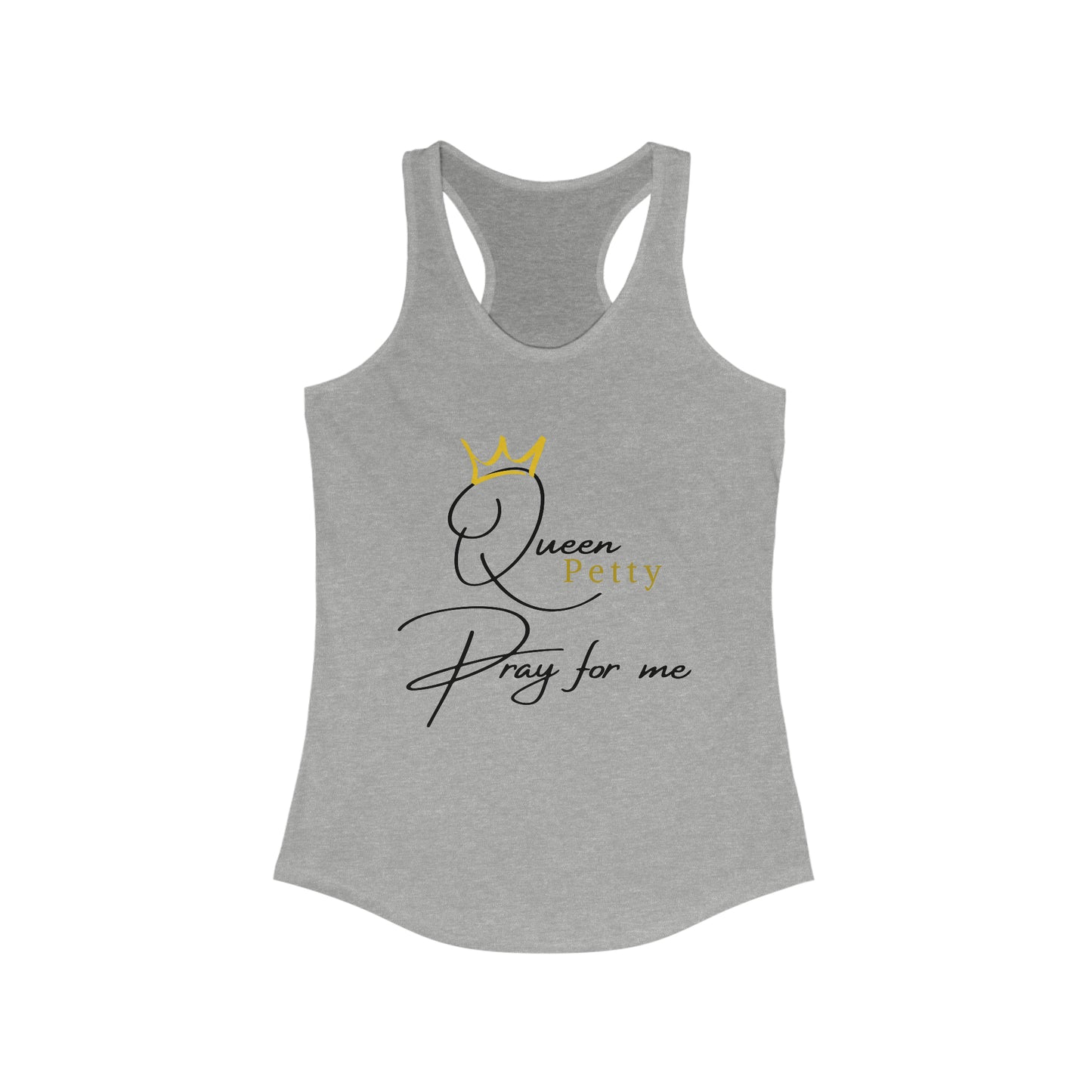 Pray for Queen Petty Women's Ideal Racerback Tank