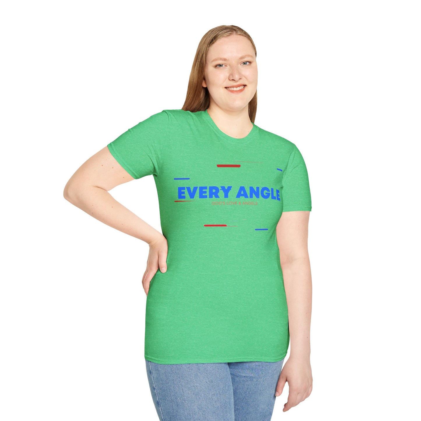 Every Angle God's Love and Angels Unisex Softstyle T-Shirt