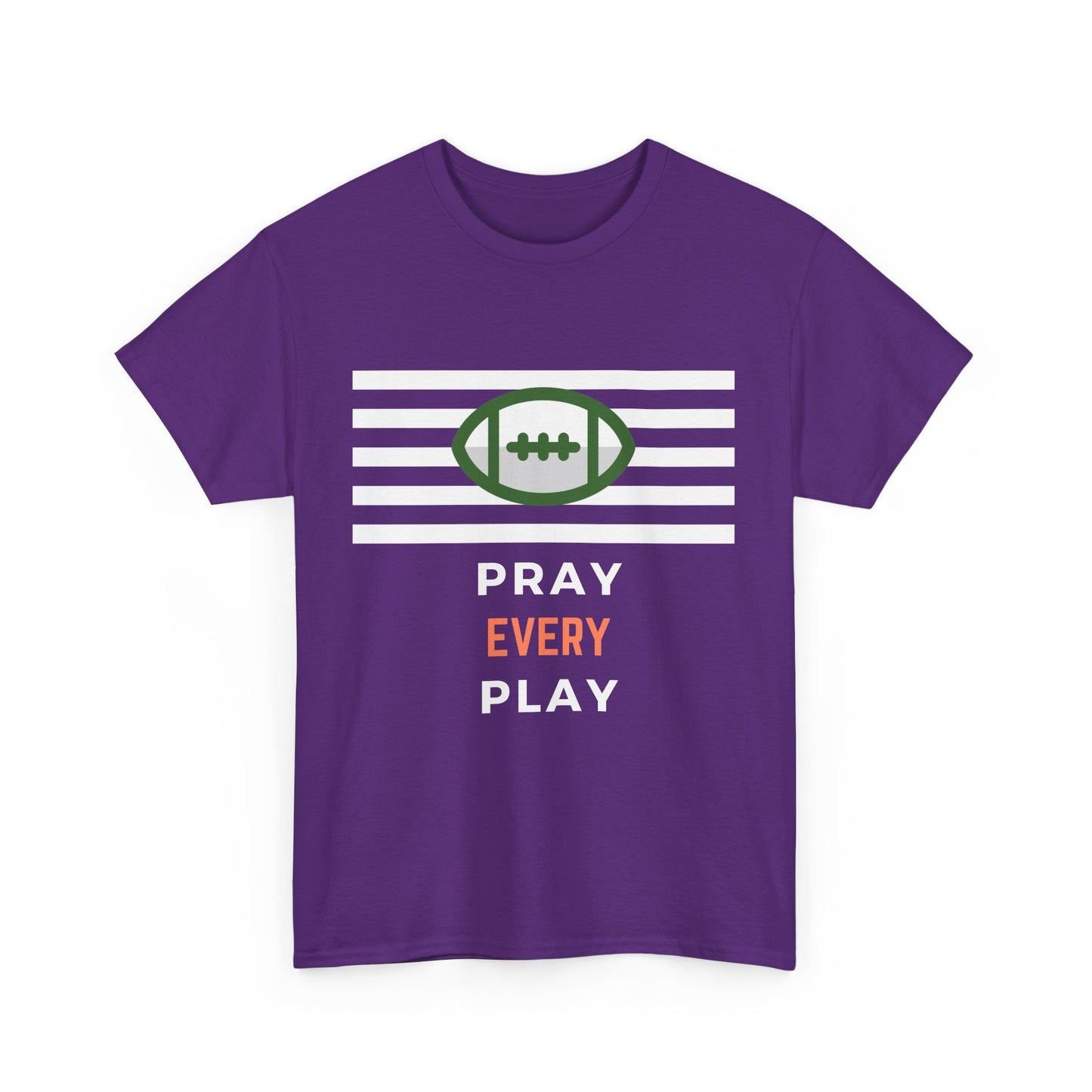 Pray Every Play Unisex Heavy Cotton Tee