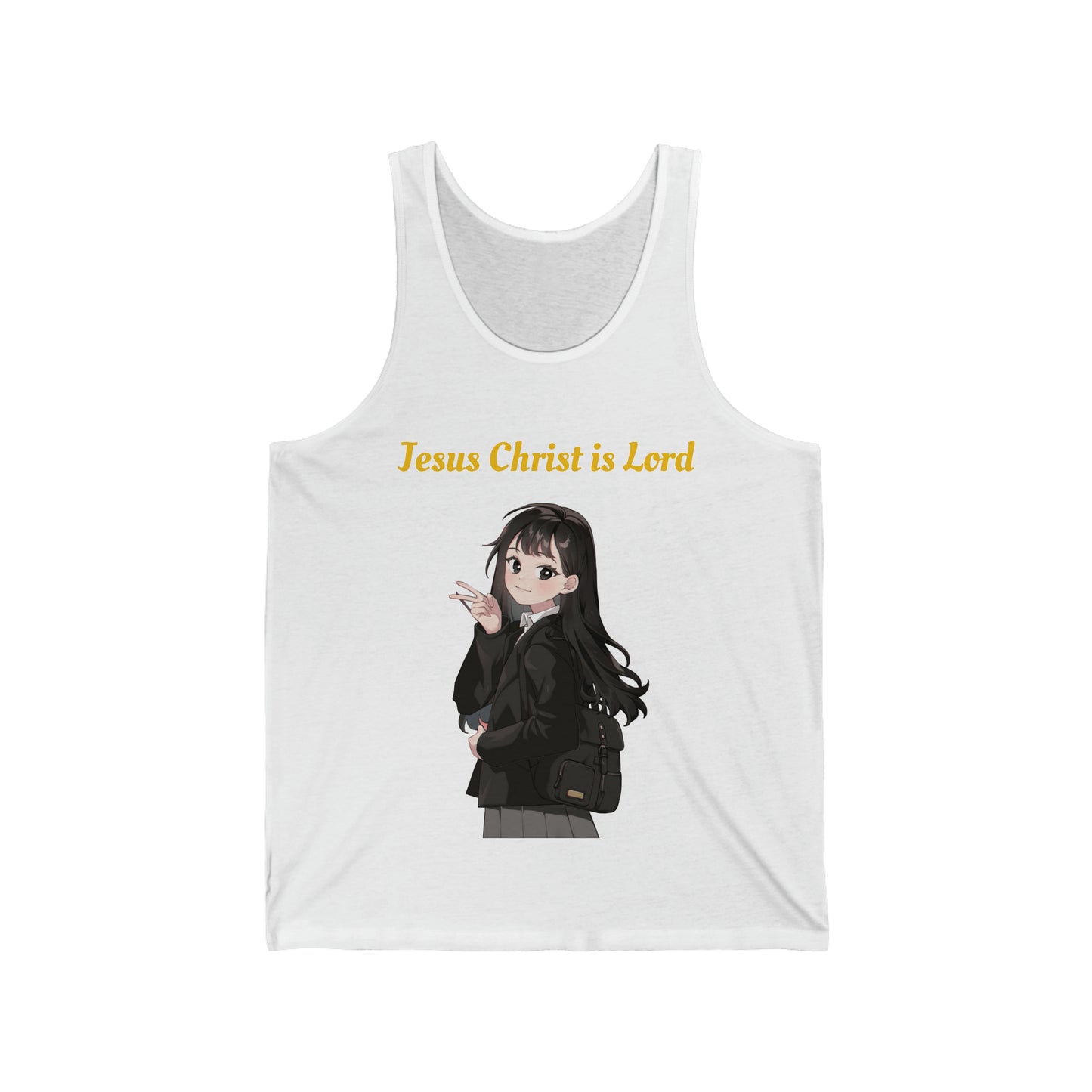 Jesus Anime Unisex Jersey Tank