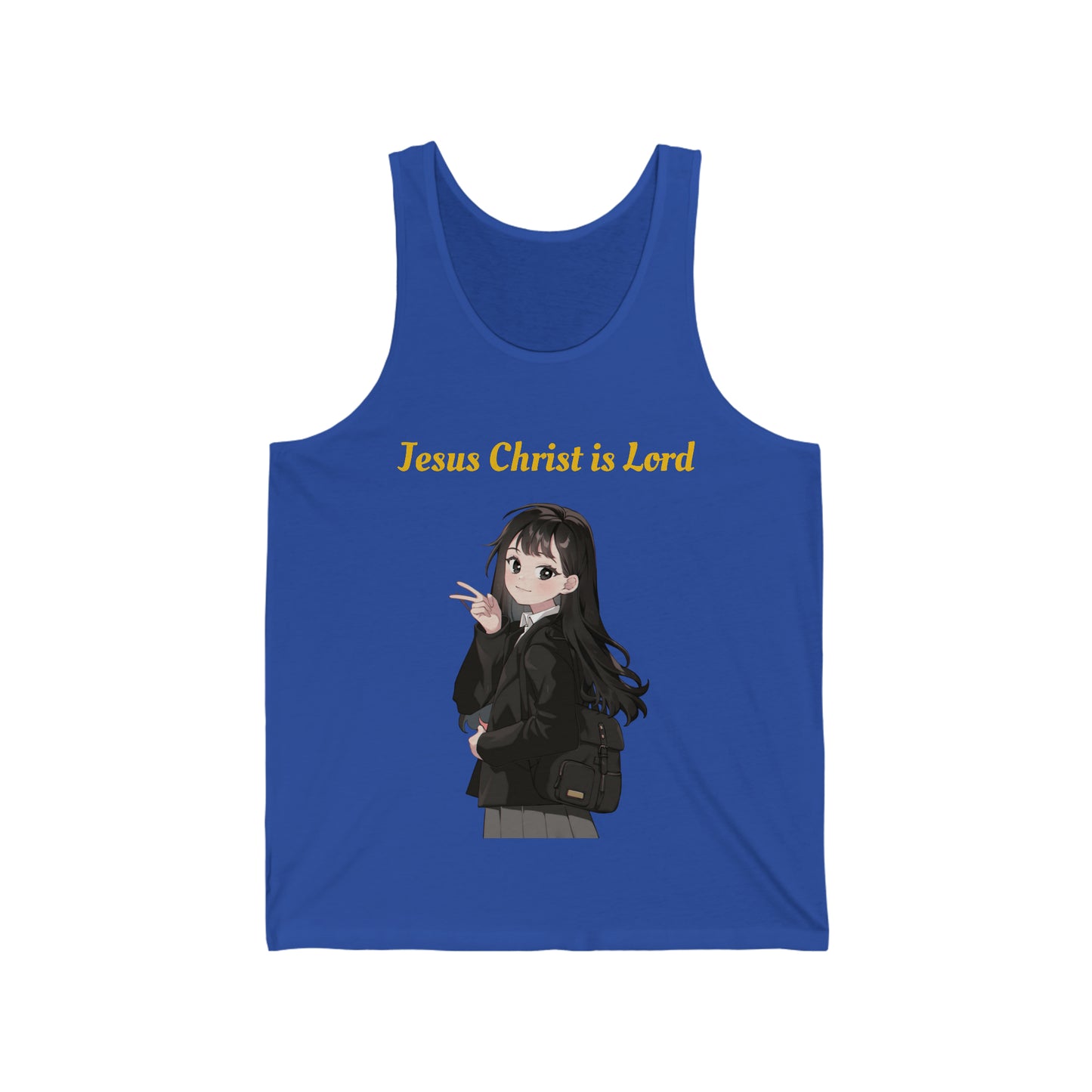 Jesus Anime Unisex Jersey Tank