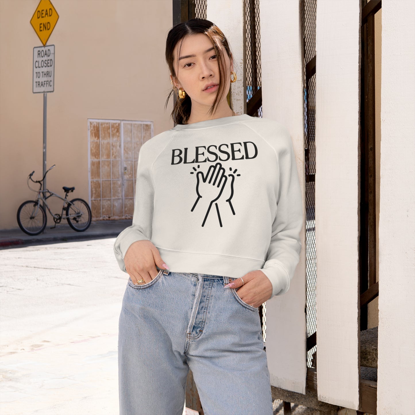 Called Blessed Women's Cropped Fleece Pullover