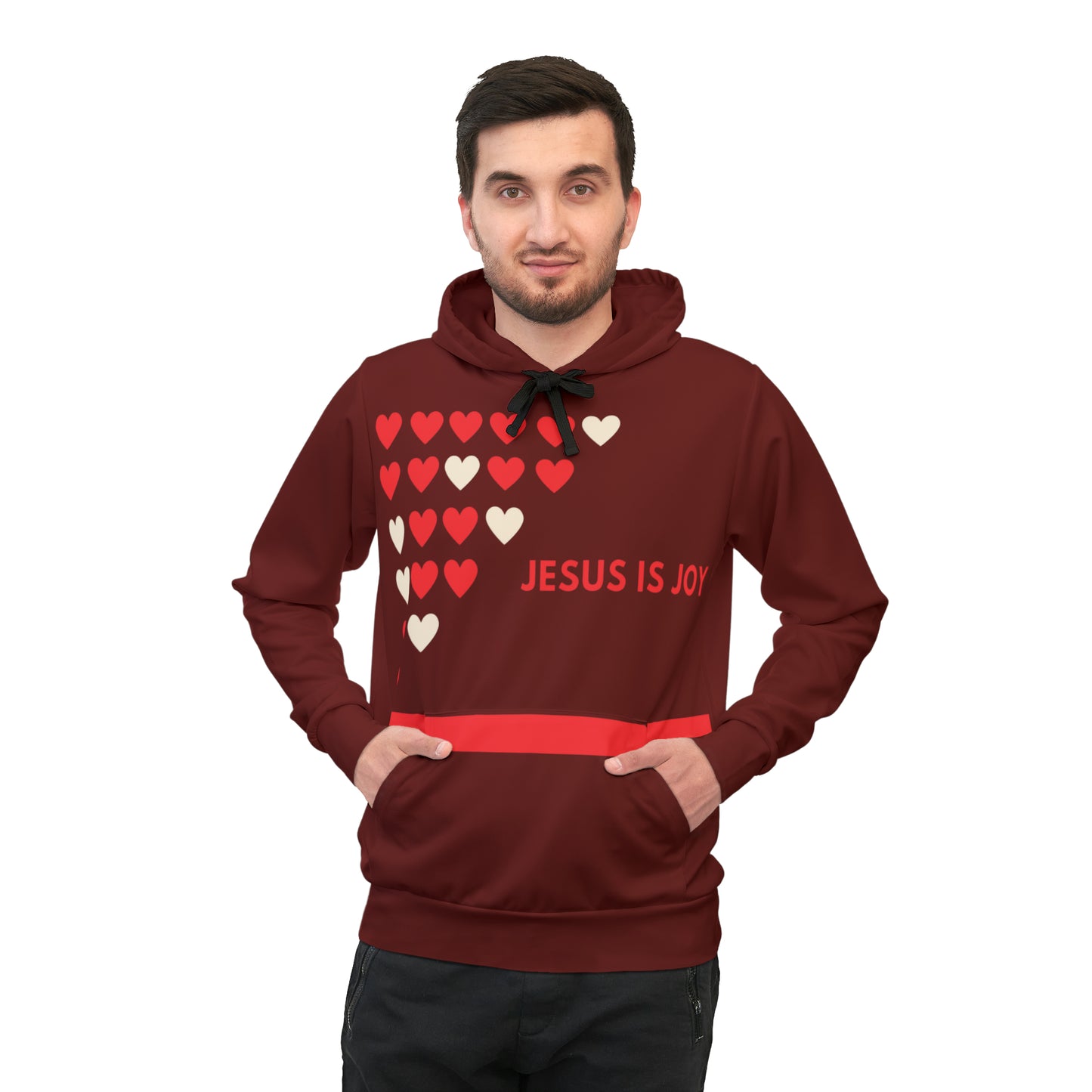 Jesus Is Joy Athletic Hoodie