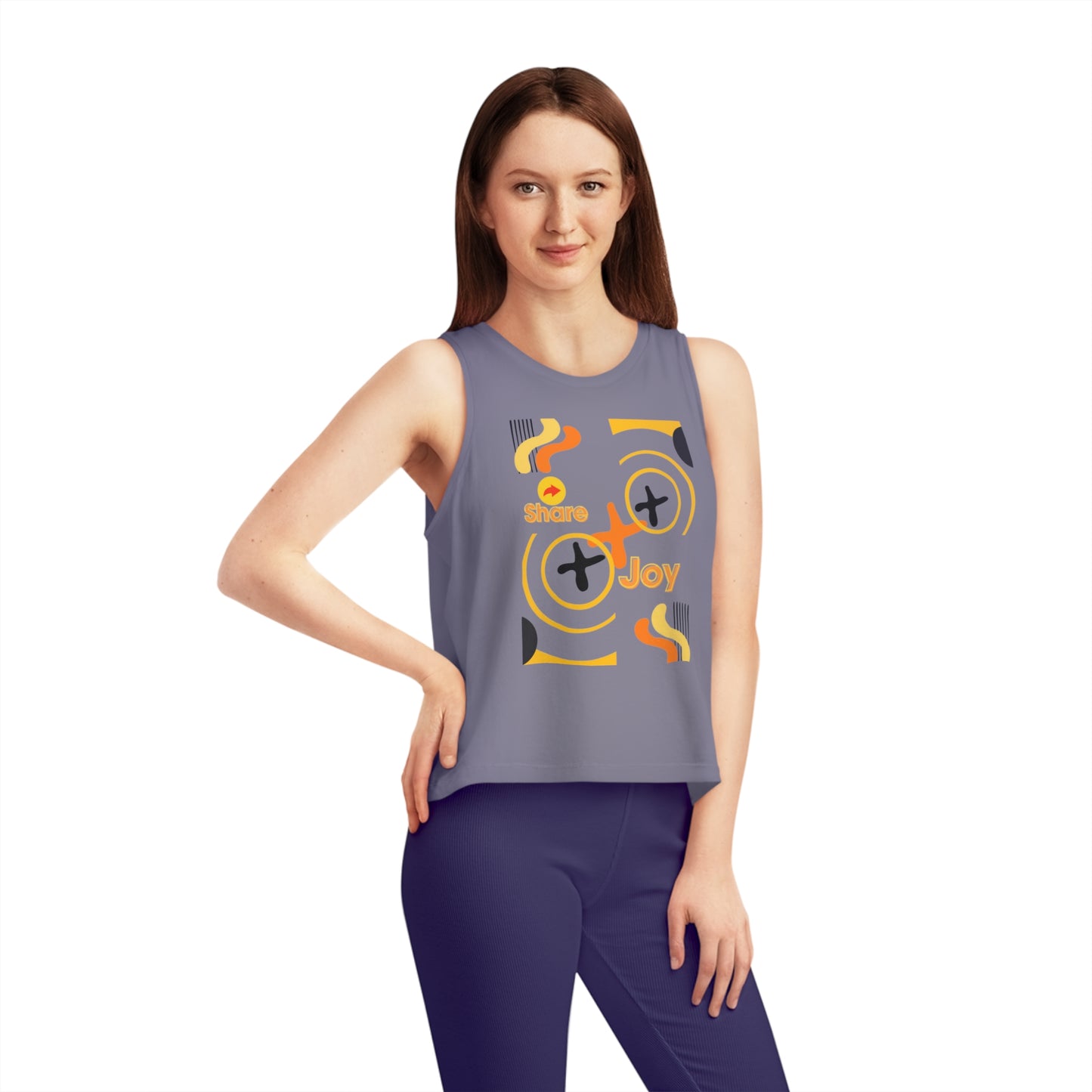 Share Joy Women's Dancer Cropped Tank Top