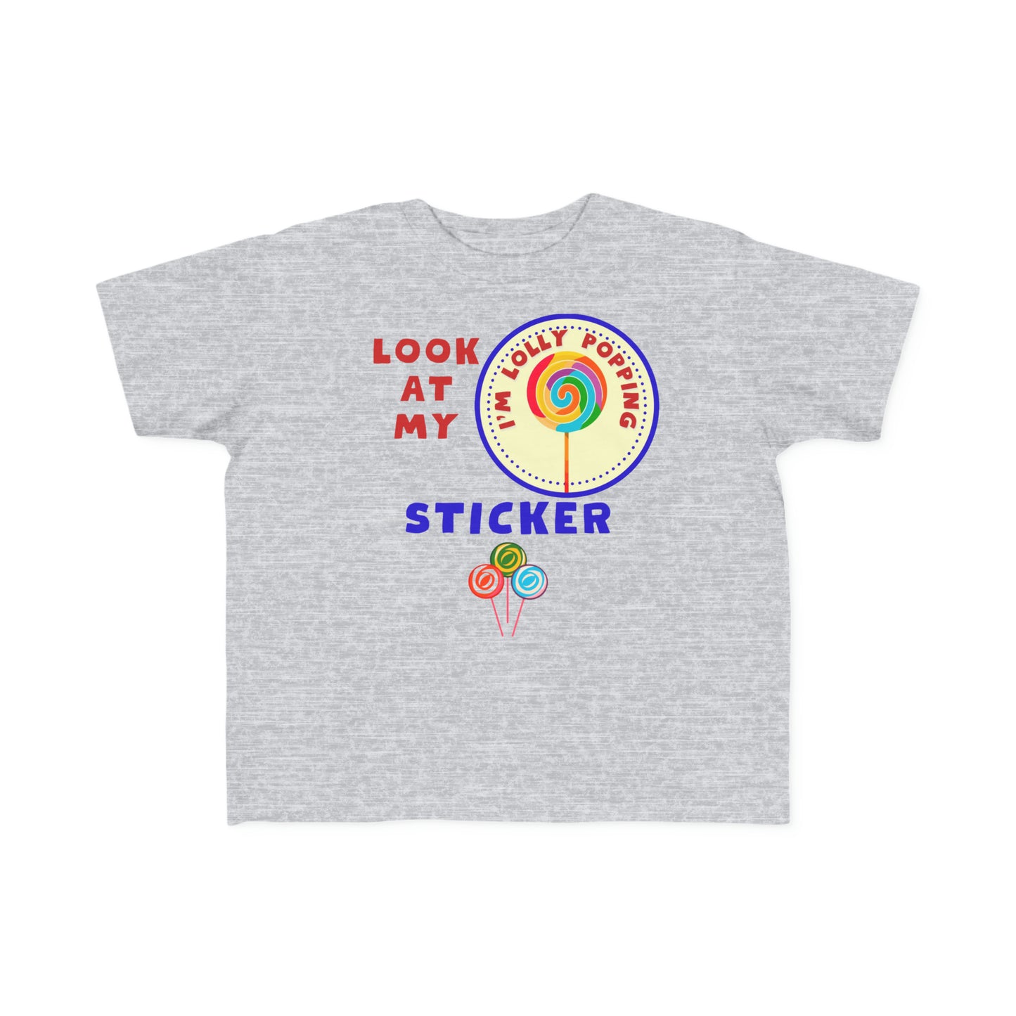 Look at My Sticker Toddler's Fine Jersey Tee