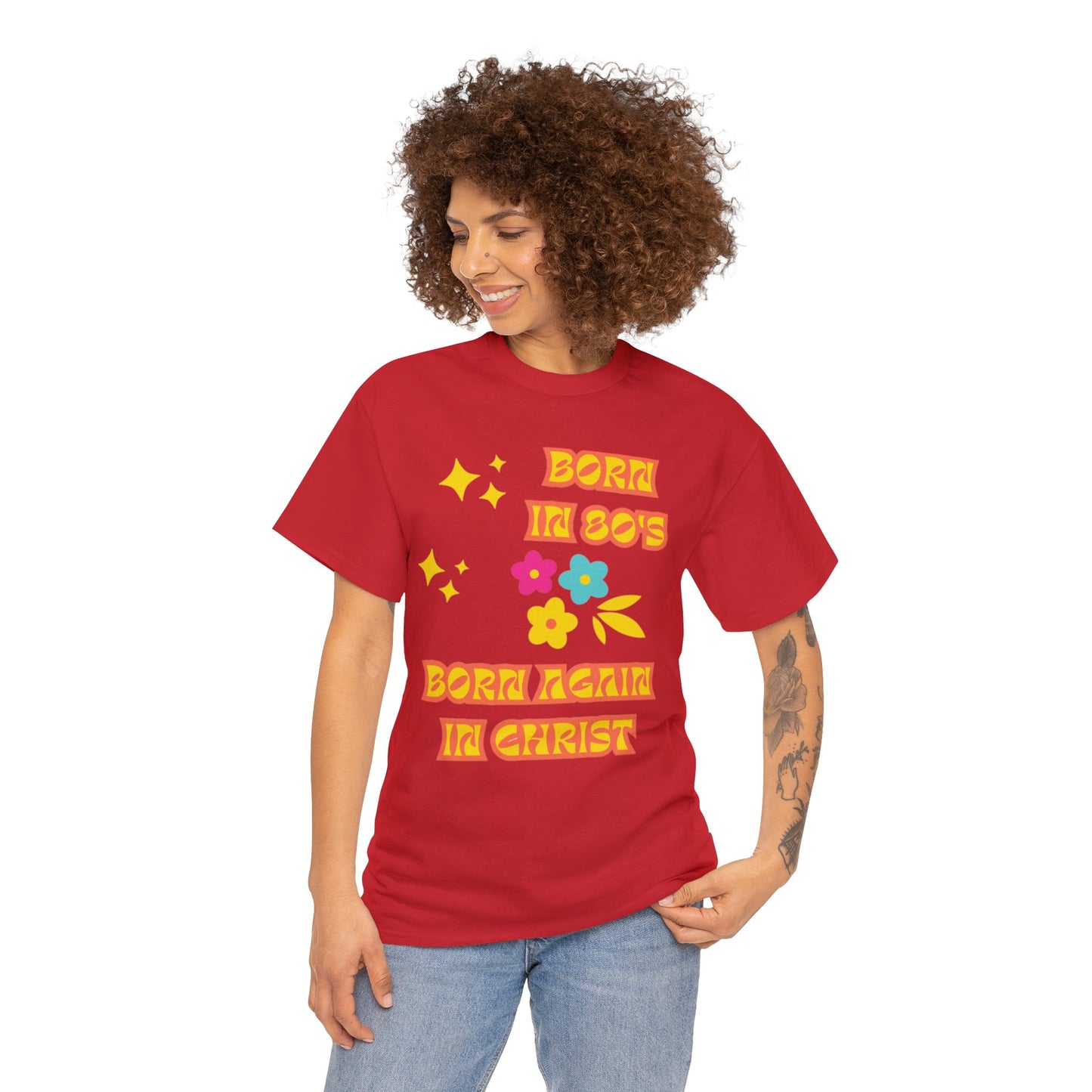 Born Again Unisex Heavy Cotton Tee