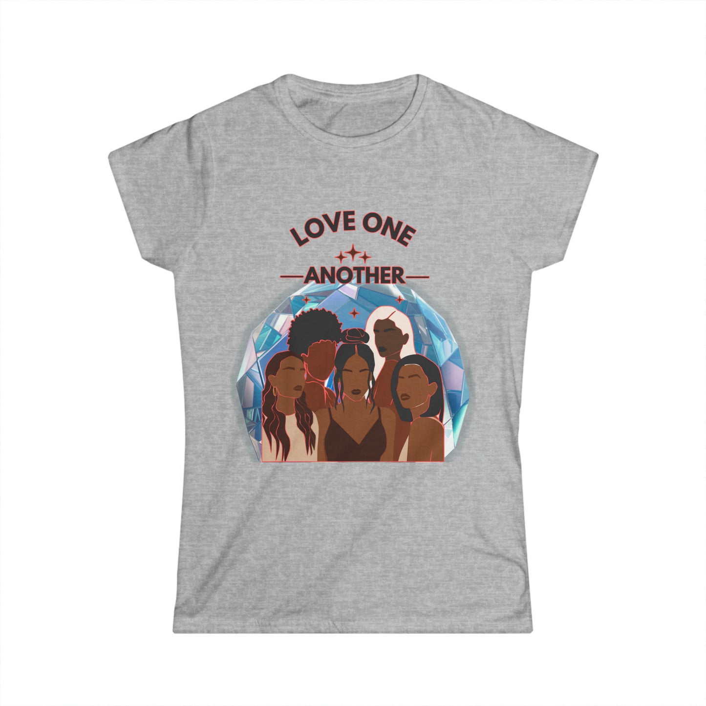 Women Uplifting Women Love One Another Sisterhood Support Softstyle Tee