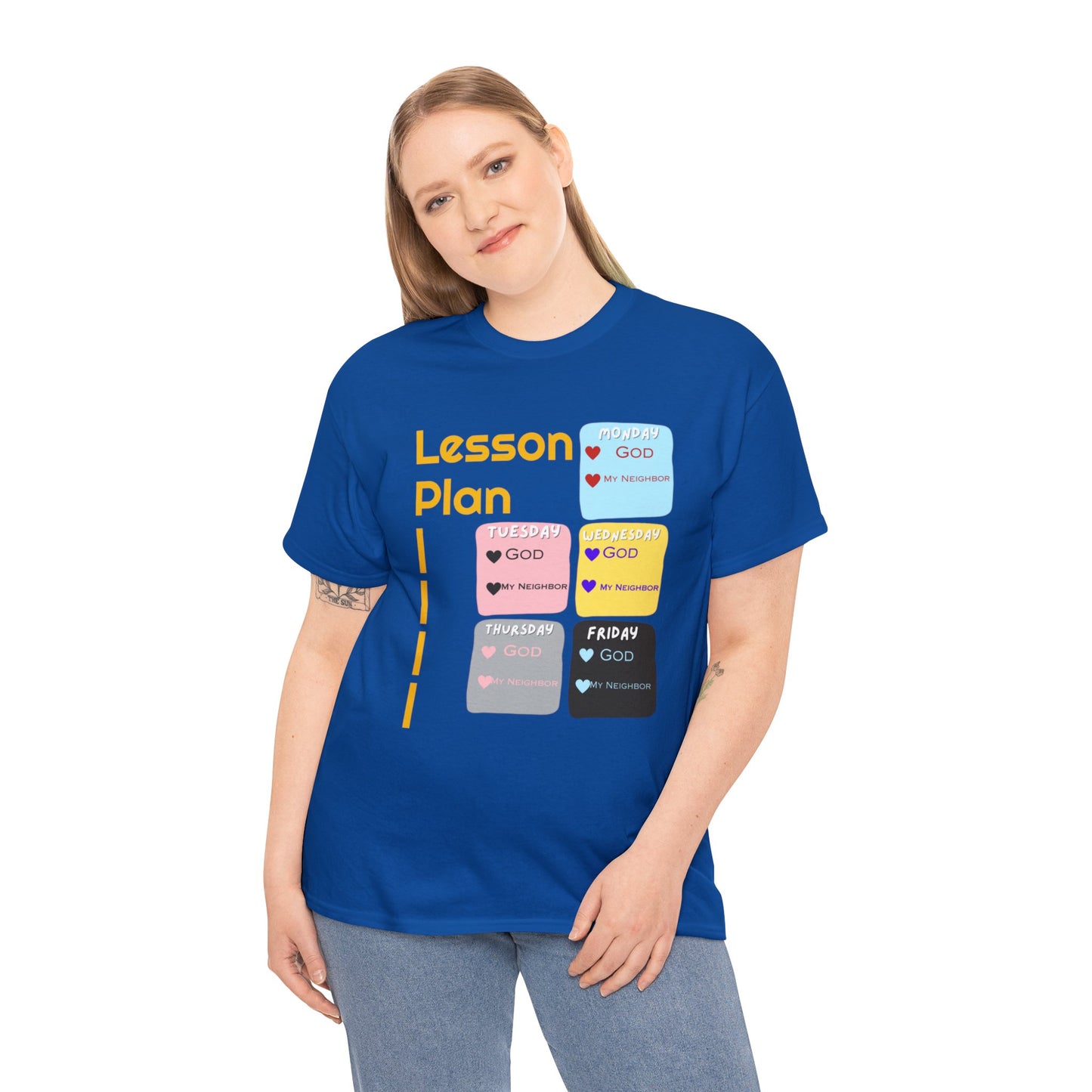 Lesson Plan Unisex Heavy Cotton Tee