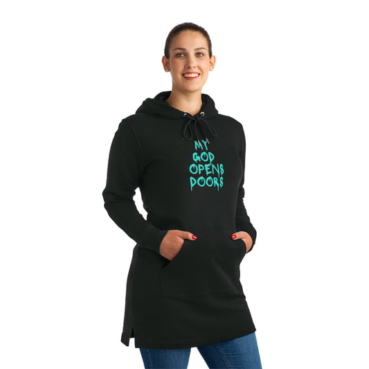 My God Opens Doors Streeter Hoodie Dress