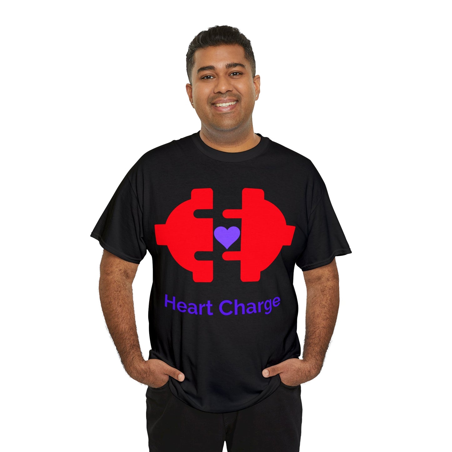 Heart Charge Unisex Heavy Cotton Tee