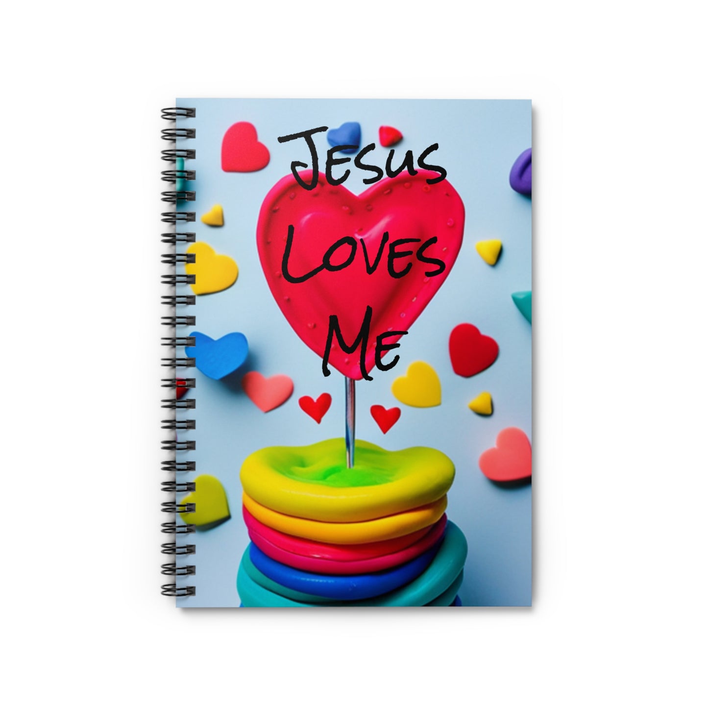 Jesus Loves Me Spiral Notebook - Ruled Line