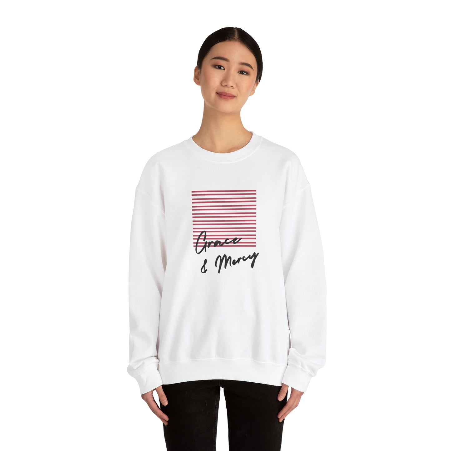 Grace & Mercy Unisex Heavy Blend™ Crewneck Sweatshirt