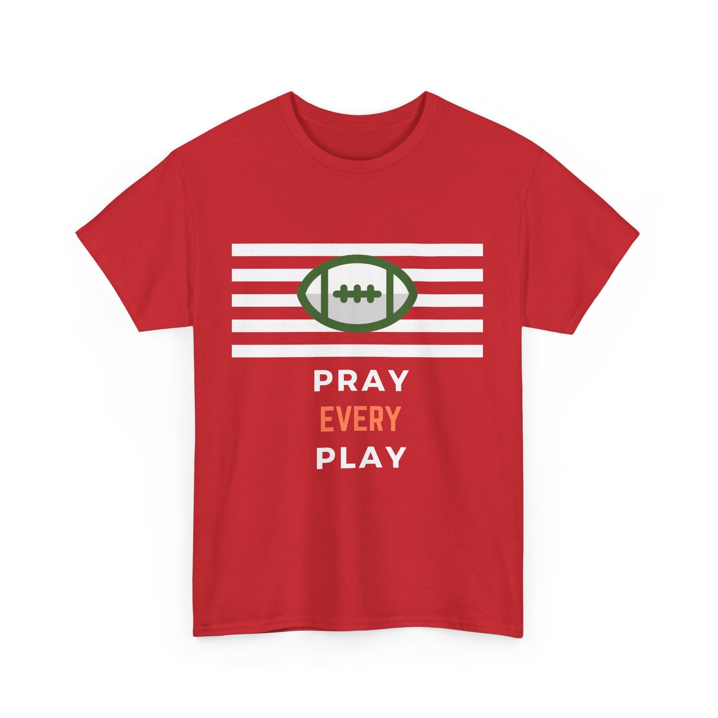 Pray Every Play Unisex Heavy Cotton Tee