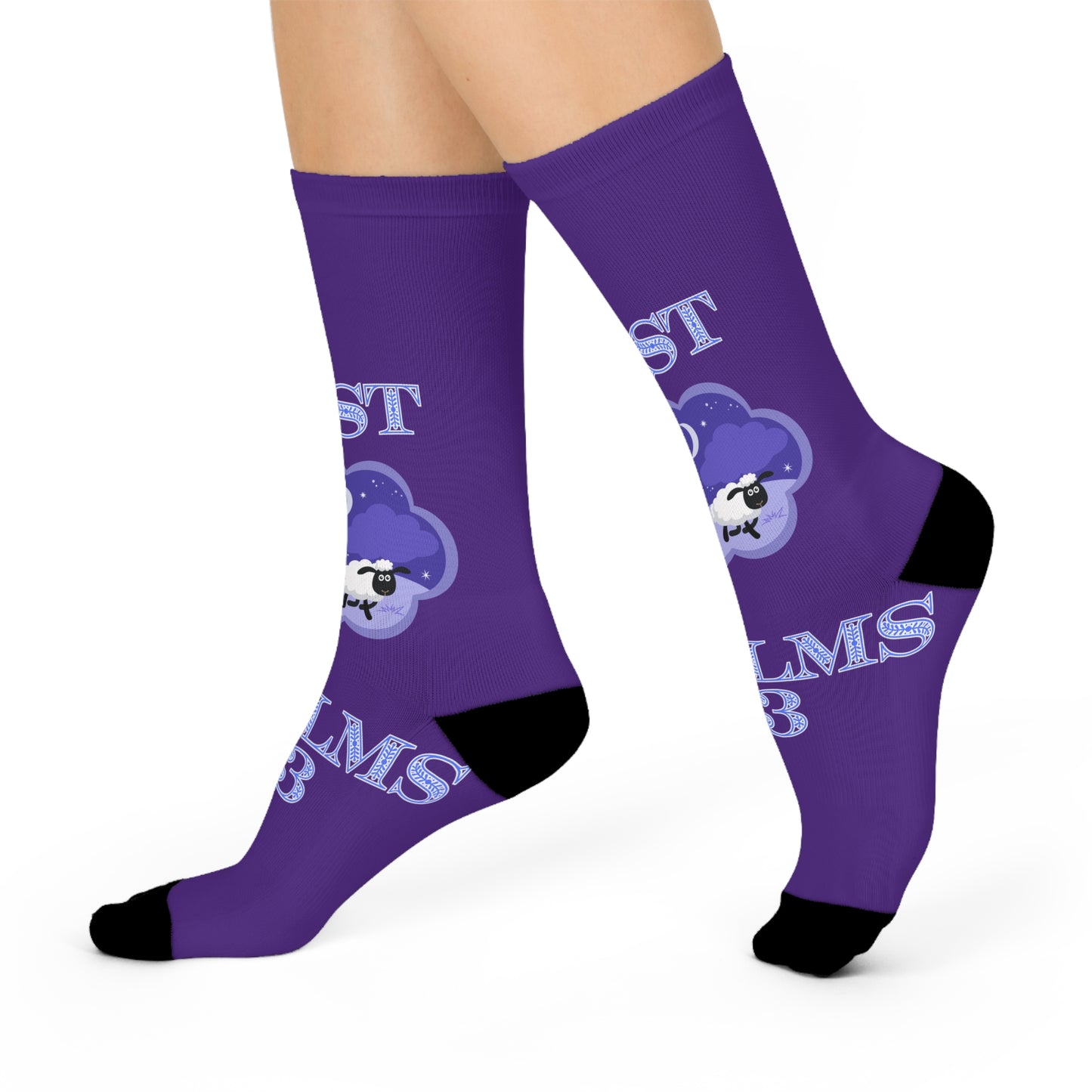 Rest Psalms 23" Cushioned Crew Socks