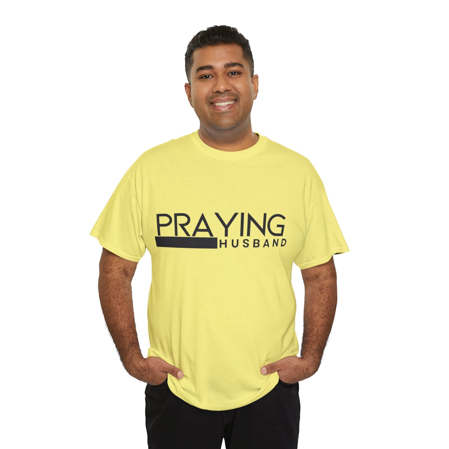 Praying Husband Unisex Heavy Cotton Tee