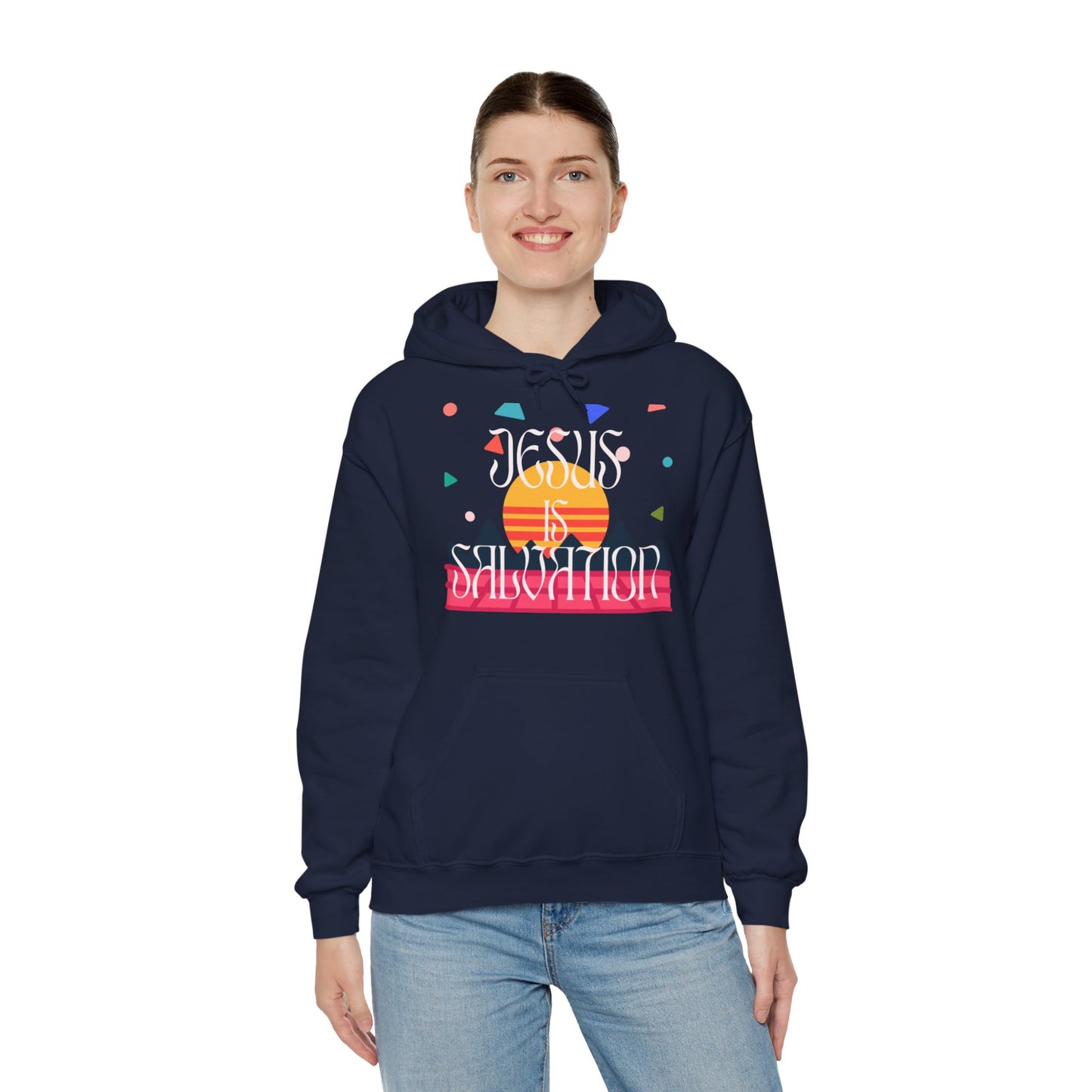 Jesus Is Salvation Unisex Heavy Blend™ Hooded Sweatshirt