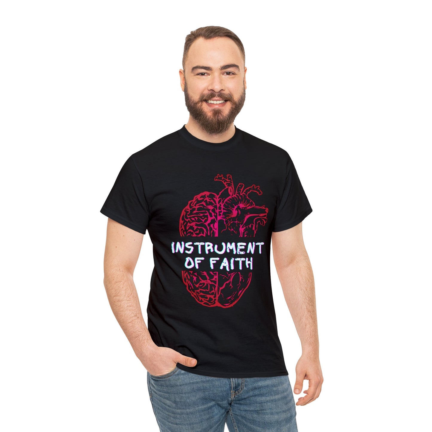 Instrument of Faith Unisex Heavy Cotton Tee