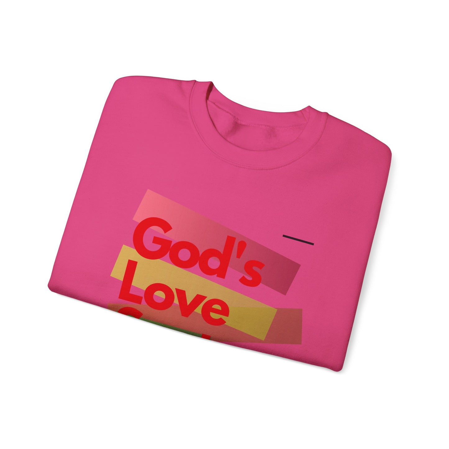 God's Love Sent Me Unisex Heavy Blend™ Crewneck Sweatshirt