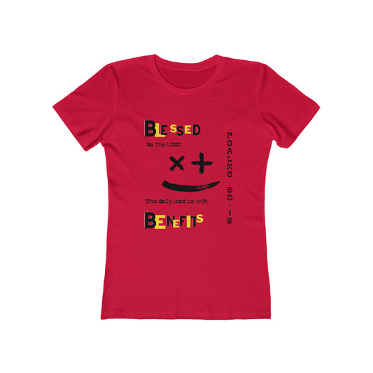 Psalms 68:19 The Boyfriend Tee for Women