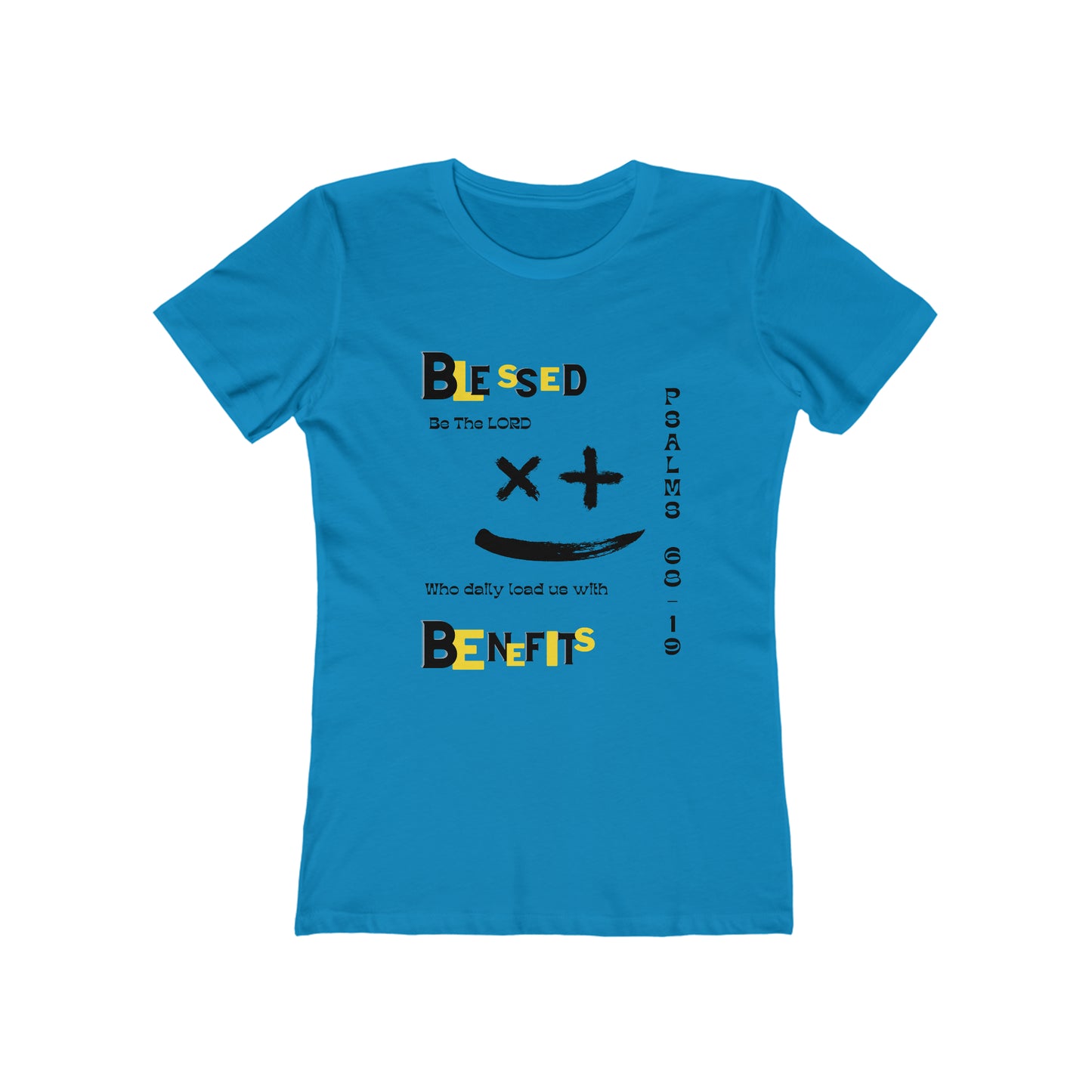 Psalms 68:19 The Boyfriend Tee for Women