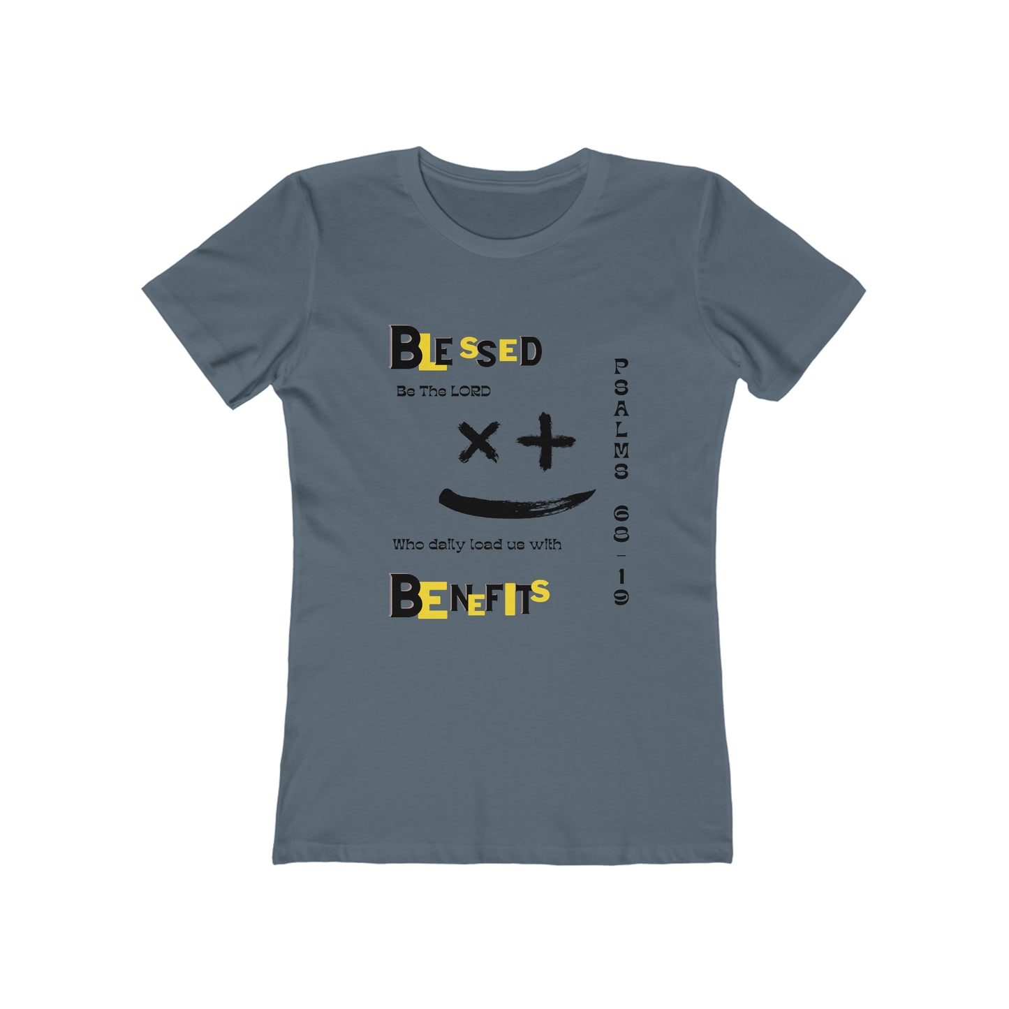 Psalms 68:19 The Boyfriend Tee for Women