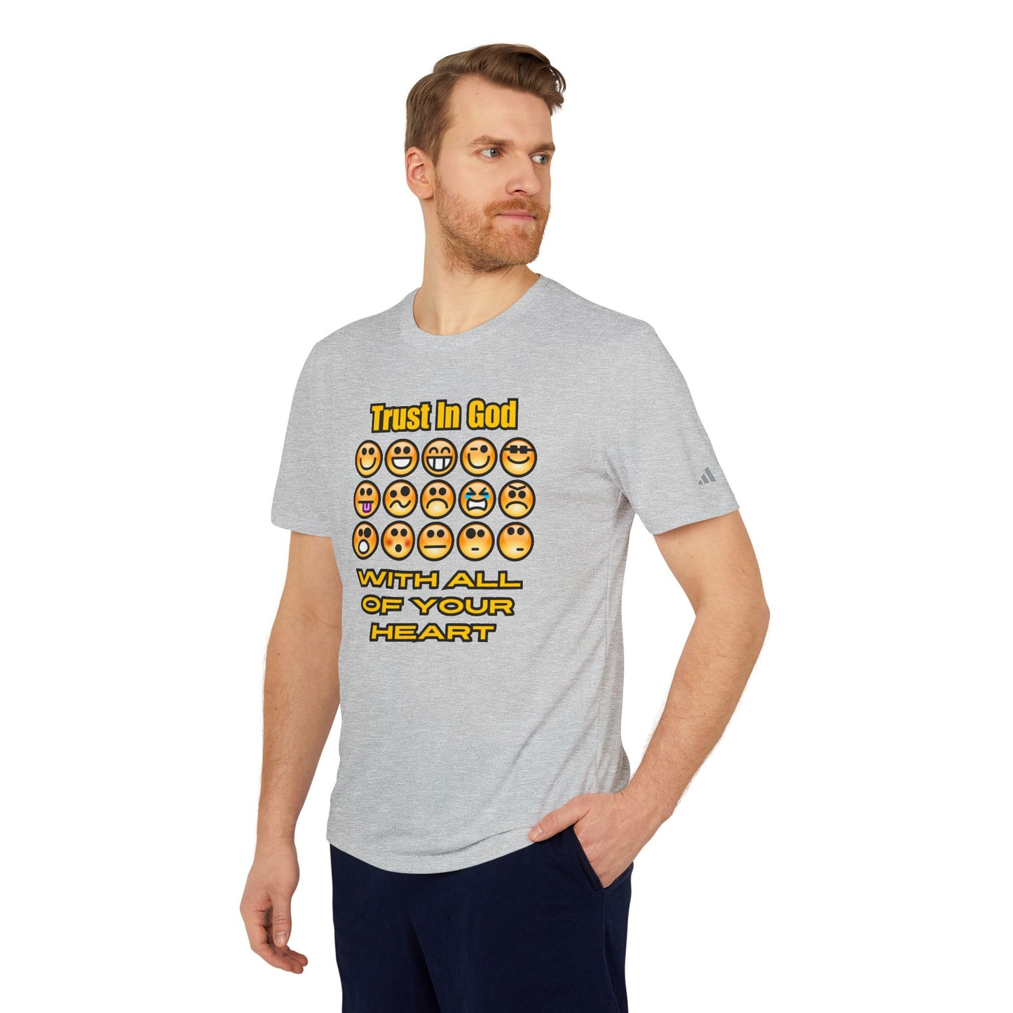 Trust in God Emoji Expression Unisex Tee