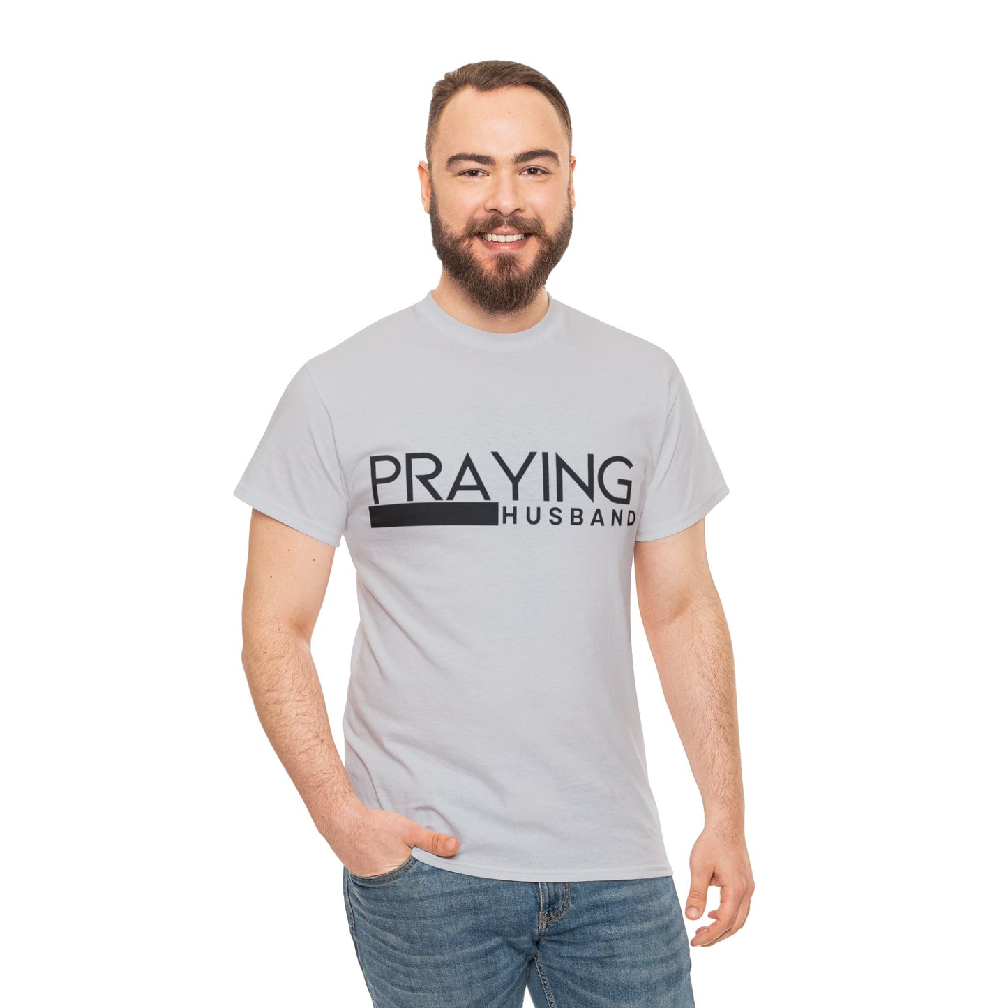 Praying Husband Unisex Heavy Cotton Tee